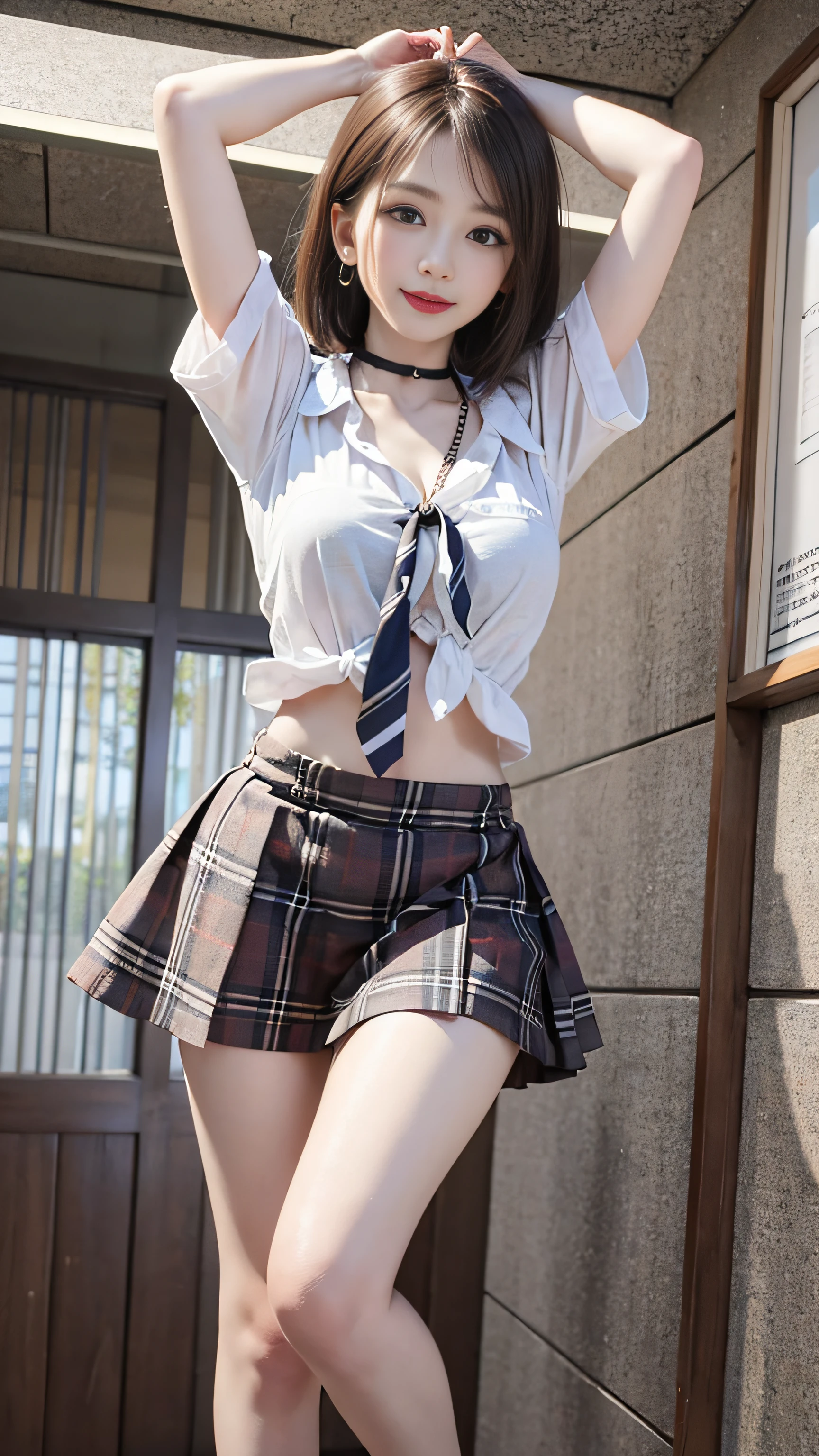 1 beautiful young girl, very beautiful detailed face, smile shyly, deep cleavage:0.8), (oversized full zip hoodie), (Gray Tartan Check Pleated Skirt), (knee high boots), (garter belt), (break), (Lift the hem of the skirt with your hands:1.3), (Pull up the skirt with your hands:1.3), (lace panties, show panties), (detailed face:1.2), Symmetrical detailed eyes, high quality, realistic, very detailed CG integrated 8k wallpaper, very detailed, High resolution raw color photos, professional photography, realistic portrait, cinematic light, beautiful, Super detailed, advanced details, (((Bokeh))), Depth of written boundary,Draw so that the crotch cloth of the white underwear is visible...., blonde, twin tails, Japanese  , Japanese gal, t高いs open, smile, spread your legs, turned into slime, lying down, squat, I can see your pants, Skirt flip, short skirt, Pants visible from skirt, ace fabric underwear, Japanese sailor suits、The king can be seen through his ribboned trousers.&#39;transparent clothes.、Pants fully visible、The clothes are fluffy、My blouse button came off, showing off her panties, Cleavage visible from the blouse,My nipples are transparent, Panties look nice, Underwear with a small area,string panties, Angle from feet, angle from below, Angle looking up from below, micro lingerie,White cotton fabric underwear, show off your crotch, White cotton fabric underwear,