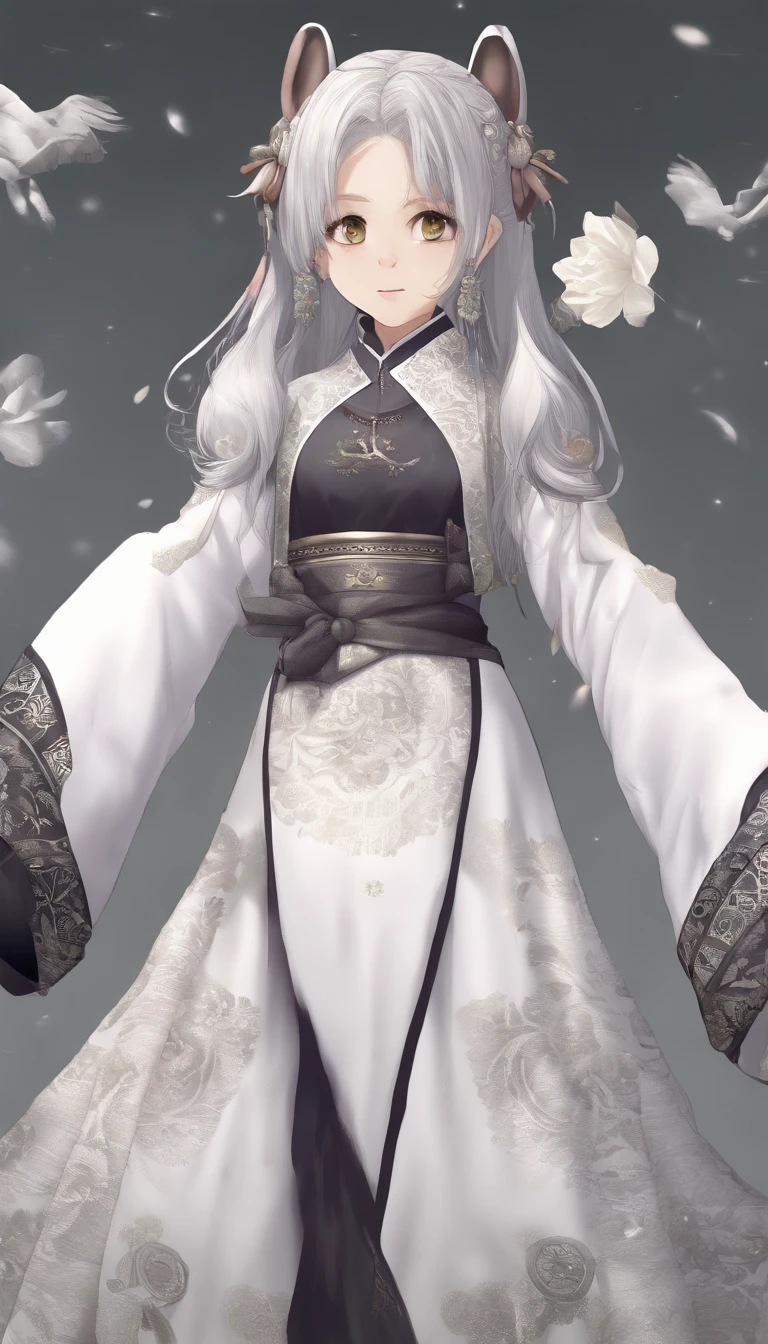 1girl, moon, hair ornament, full moon, cloud, sky,night, chinese clothes, solo, smile, wide sleeves, night sky, long sleeves, flower, hug, hair flower, petals, child, blush, parted lips, black hair, rabbit, cloudy sky, forehead mark, black eyes, facial mark, updo, artist name, animal hug, hanfu, hair bun, female child, holding, outdoors, short hair, sleeves past wristsNegative prompt: EasyNegative_EasyNegative,negative_hand Negative Embedding _negative_hand,(ugly face:0.8),cross-eyed,sketches, (worst quality:2), (low quality:2), (normal quality:2), lowres, normal quality, ((monochrome)), ((grayscale)), skin spots, acnes, skin blemishes, bad anatomy, DeepNegative, facing away, tilted head, {Multiple people}, lowres, bad anatomy, bad hands, text, error, missing fingers, extra digit, fewer digits, cropped, worstquality, low quality, normal quality, jpegartifacts, signature, watermark, username, blurry, bad feet, cropped, poorly drawn hands, poorly drawn face, mutation, deformed, worst quality, low quality, normal quality, jpeg artifacts, signature, watermark, extra fingers, fewer digits, extra limbs, extra arms,extra legs, malformed limbs, fused fingers, too many fingers, long neck, cross-eyed,mutated hands, polar lowres, bad body, bad proportions, gross proportions, text, error, missing fingers, missing arms, missing legs, extra digit, extra arms, extra leg, extra foot,nsfw
Steps: 25, Size: 1024x1536, Seed: 2385196723, Model: majicMIX_lux_Mai Orange Fantasy_v2, Sampler: DPM++ 2M Karras, CFG scale: 7