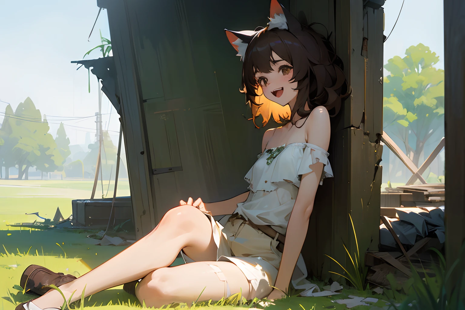 green grass