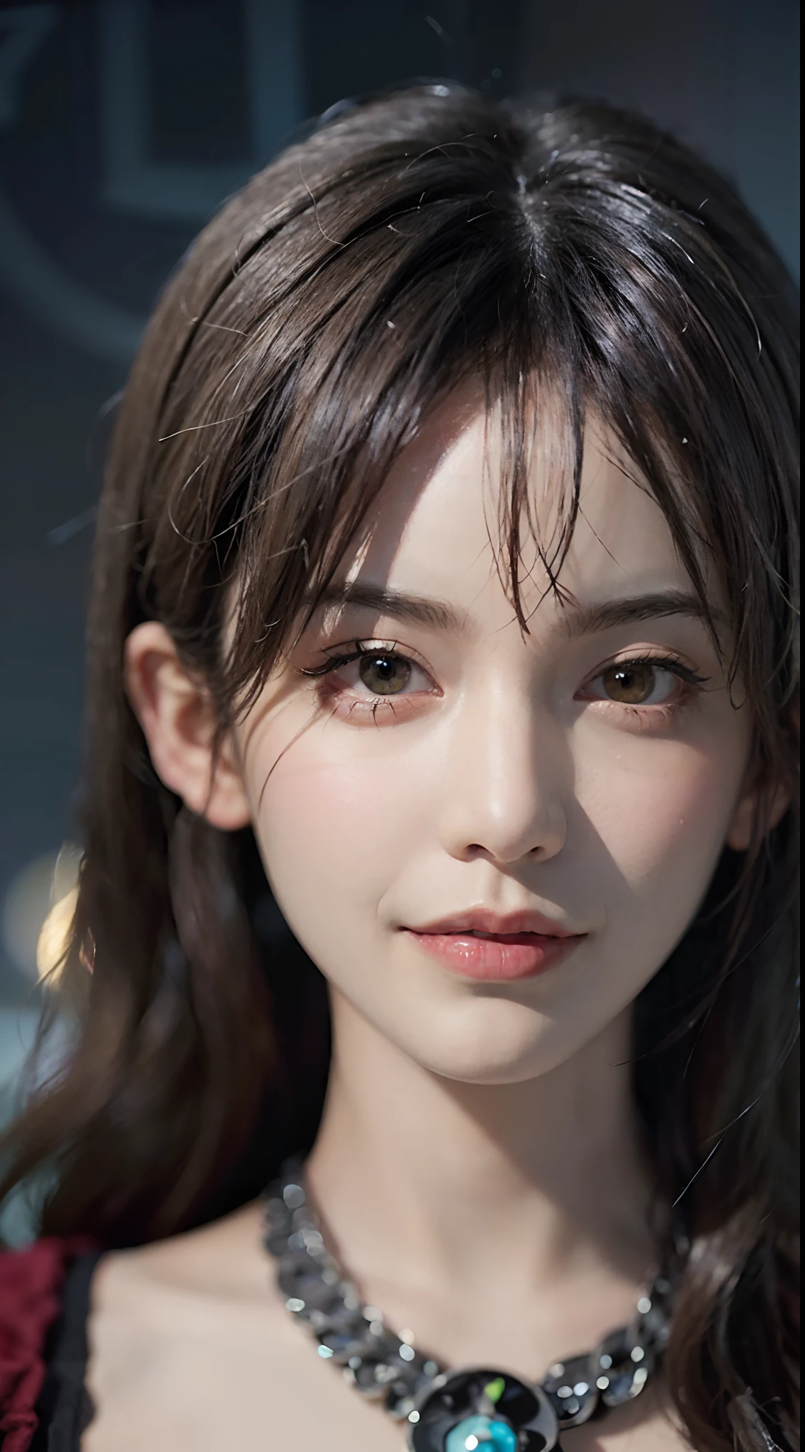 Hyperrealist portrait of female by david hockney and alphonse mucha,fantasy art, photo realistic, dynamic lighting, artstation, poster, volumetric lighting, very detailed faces, 4 k, award winning,, 1girl, in the dark, deep shadow, low key,cowboy shot,(official clothing:1.4) ,long hair,white hair,
