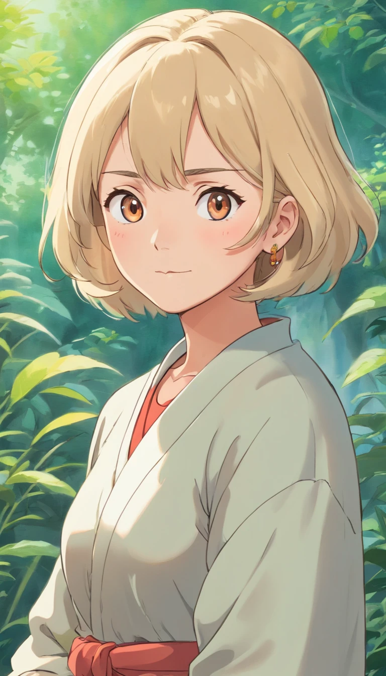 Aunti look like,not to old lady,look like auntie,blond hair,50 years old.