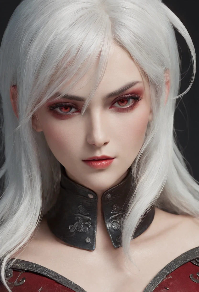 Cirilla Fiona Elen Riannon,Highest image quality,Outstanding details,超高分辨率,(Fidelity:1.4), Favor the details,closeup cleavage,dawn,Snow,winter,Wizard Sword,He has a delicate and beautiful face,Red Japanese oni armor,Raised sexy,frontage,cyber punk perssonage,Futuristic,mechanically aesthetic,Virtual Engine 5,Perfect detail rendering,rendering by octane,hyper HD