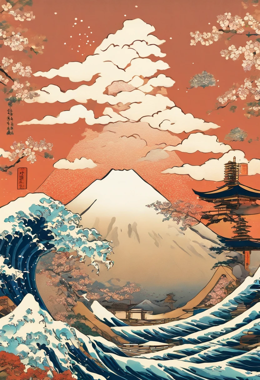 ukiyoe painting Katsushika Hokusai mare Mt fuji