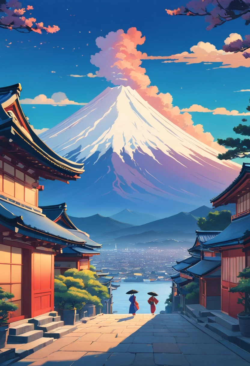 ukiyoe painting　Katsushika Hokusai　mare　Mt fuji