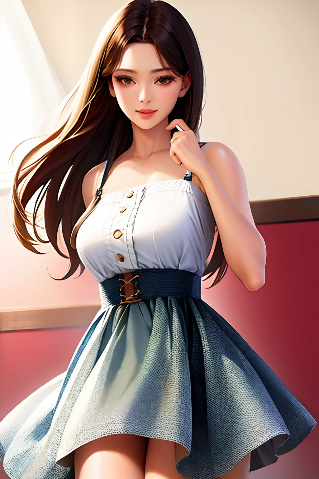 1girl pretty dress