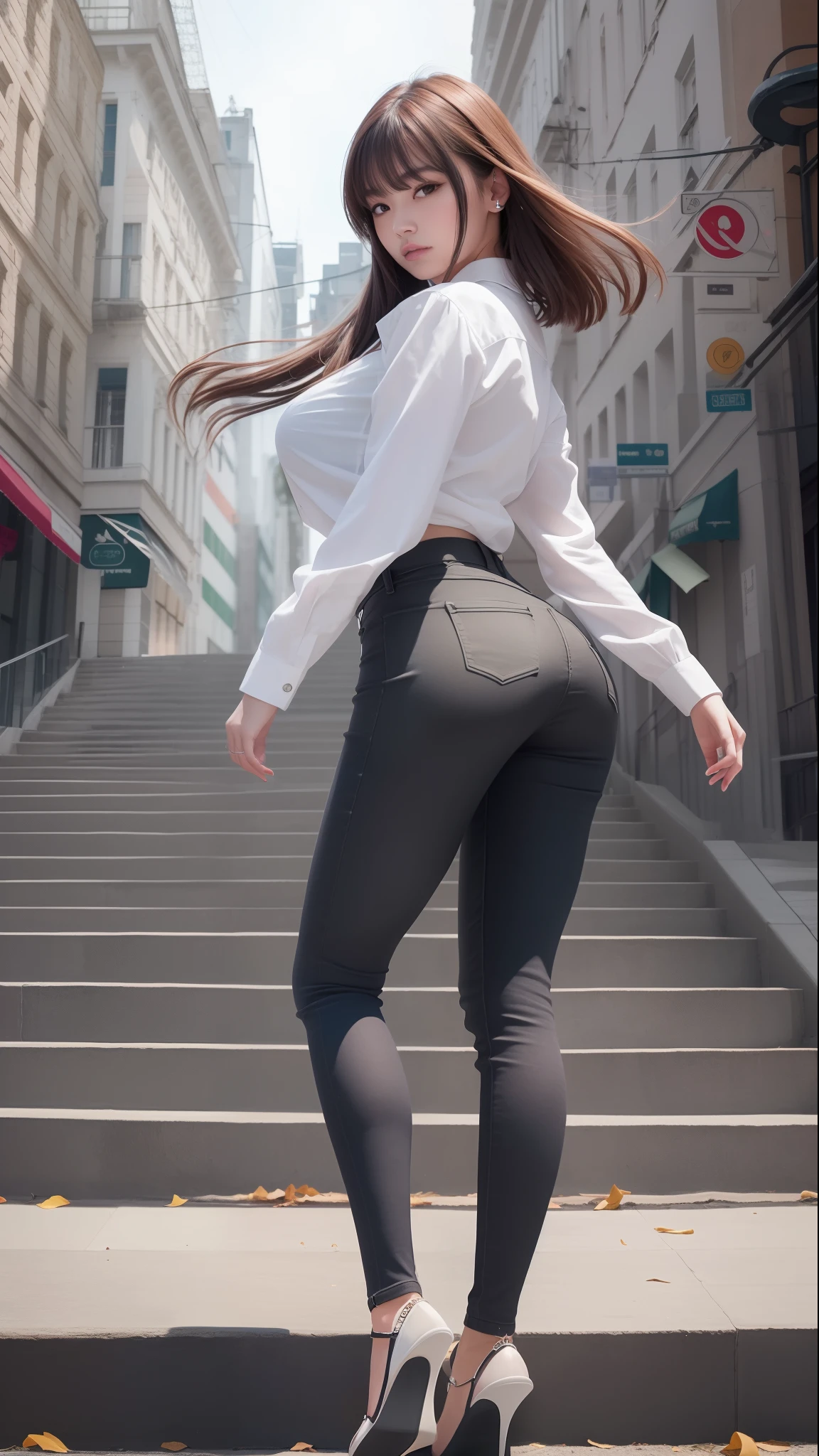 Best quality, super high resolution, (realism: 1.4), 1girl, masterpiece, full body,