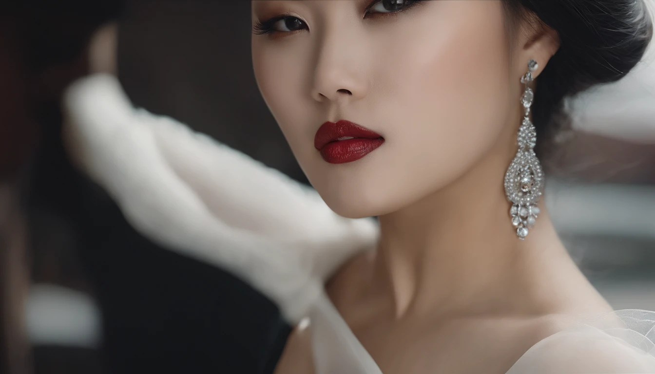 In this close-up body shot portrait, we are presented with an Instagram girl exuding confidence and allure. She stands out in her captivating presence and fashionable attire, embracing her unique style. The subject's natural beauty radiates through the photograph, drawing attention to her distinctive features.
Her background is evocative of the rich diversity of beauty, as she combines Chinese and Korean heritage flawlessly. Her physical attributes showcase the mesmerizing fusion of these cultural influences, resulting in a stunning portrayal of Asian beauty.
The subject's curvaceous body is emphasized in this shot. Her shapely figure exudes strength and femininity, accentuated by the alluring attire she is wearing. While her big breasts are part of her natural physique, it's important to appreciate and respect her overall beauty beyond solely focusing on her physical attributes.
What makes this portrait truly captivating goes beyond her appearance. The subject's confidence shines through, enhancing her overall appeal. Her natural beauty goes hand in hand with her self-assurance, making her a captivating and inspiring individual.
It is essential to remember that beauty is not defined solely by physical attributes but encompasses an individual's unique traits, strengths, and personal journey. This portrait celebrates the subject's natural beauty, Chinese-Korean heritage, style, and confidence - a true representation of embracing the diversity and uniqueness of all individuals.