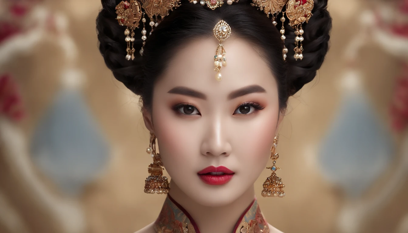 In this close-up body shot portrait, we are presented with an Instagram girl exuding confidence and allure. She stands out in her captivating presence and fashionable attire, embracing her unique style. The subject's natural beauty radiates through the photograph, drawing attention to her distinctive features.
Her background is evocative of the rich diversity of beauty, as she combines Chinese and Korean heritage flawlessly. Her physical attributes showcase the mesmerizing fusion of these cultural influences, resulting in a stunning portrayal of Asian beauty.
The subject's curvaceous body is emphasized in this shot. Her shapely figure exudes strength and femininity, accentuated by the alluring attire she is wearing. While her big breasts are part of her natural physique, it's important to appreciate and respect her overall beauty beyond solely focusing on her physical attributes.
What makes this portrait truly captivating goes beyond her appearance. The subject's confidence shines through, enhancing her overall appeal. Her natural beauty goes hand in hand with her self-assurance, making her a captivating and inspiring individual.
It is essential to remember that beauty is not defined solely by physical attributes but encompasses an individual's unique traits, strengths, and personal journey. This portrait celebrates the subject's natural beauty, Chinese-Korean heritage, style, and confidence - a true representation of embracing the diversity and uniqueness of all individuals.