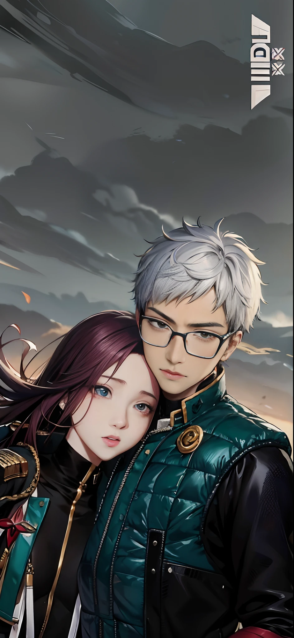 anime image of a man and a woman standing next to each other, sakimichan and frank franzzeta, nixeu and sakimichan, couple pose, sakimichan, kda and sam yang, inspired by jeonseok lee, ben maier and sakimichan, lineage 2 revolution style, wlop and sakimichan