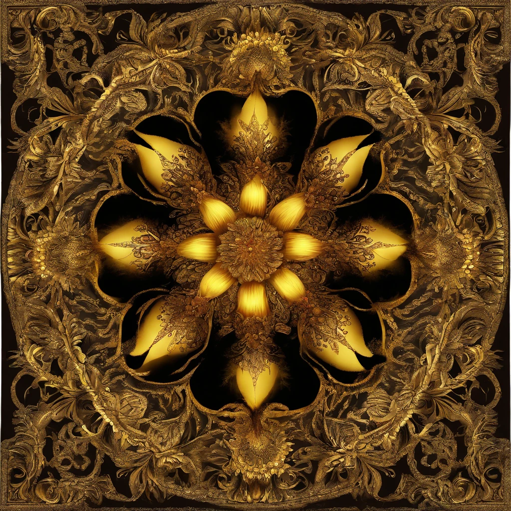 A golden water lily, lotus petals, radiating golden light, Lotus, with lotus flowers, glowing golden aura, a golden halo, soft golden light, glowing delicate flower, lotuses, gold ethereal light, gold flowers, sitting on a lotus flower, gilded lotus princess, Golden glow, Golden light, golden background with flowers, (extremely detailed CG unity 16k wallpaper:1.1), (Denoising strength: 1.45), (tmasterpiece:1.37), ray tracing, god rays, UHD, award winning