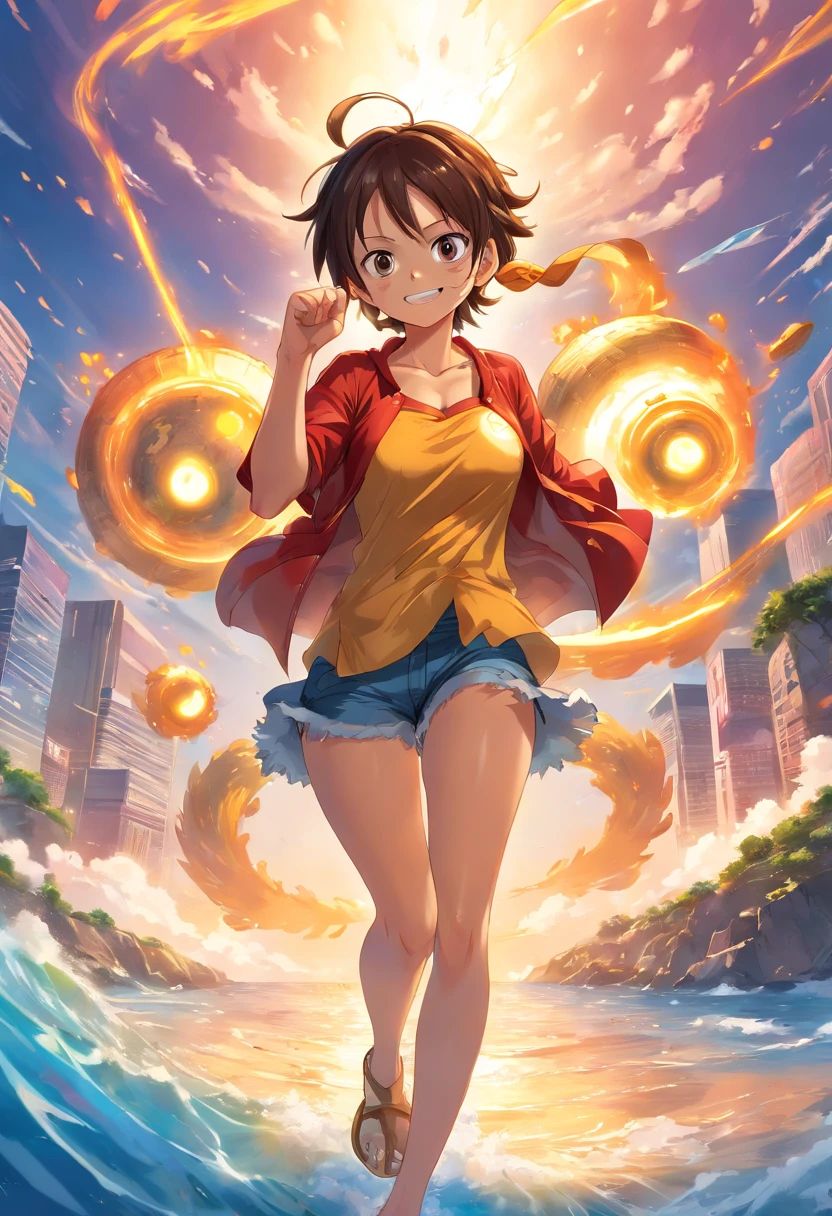luffy，Oda，anime big breast，