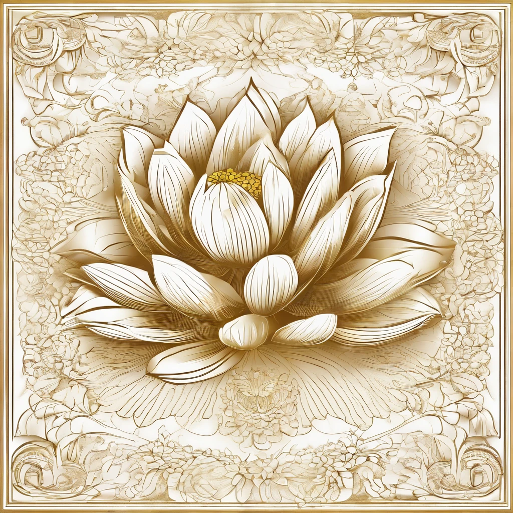 A golden water lily, lotus petals, radiating golden light, Lotus, with lotus flowers, glowing golden aura, a golden halo, soft golden light, glowing delicate flower, lotuses, gold ethereal light, gold flowers, sitting on a lotus flower, gilded lotus princess, Golden glow, Golden light, golden background with flowers, (extremely detailed CG unity 16k wallpaper:1.1), (Denoising strength: 1.45), (tmasterpiece:1.37), ray tracing, god rays, UHD, award winning