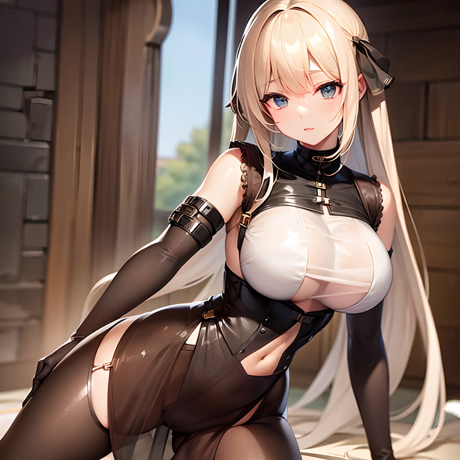 Slave girl, see through clothes, dirty