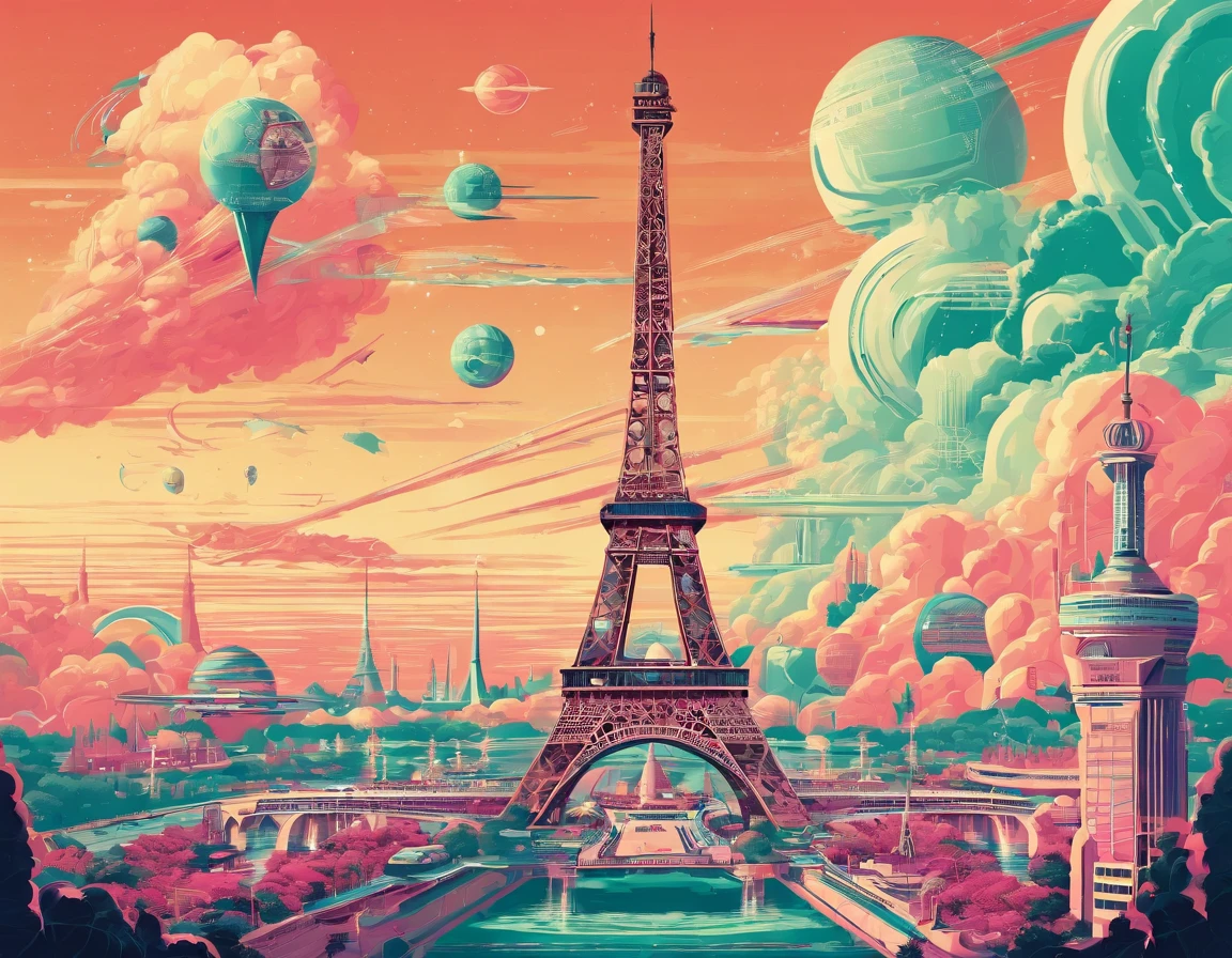best scenery,Eiffel Tower,Tourist attraction scenery