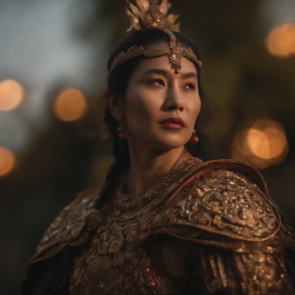 Jin Tianlong,piercing red eyes,Close-up of blood fire released from the nose,Chest scales,high high quality,8K,Many details,Fire lettuce,Alas,4 legs,Spotted claws,golds,dangers,fires,dentes pontiagudos,big dragon,immensity,threatening,imponent