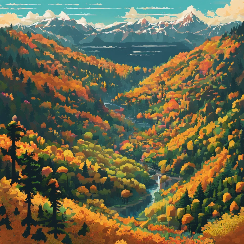 Alpine forest landscape photography，Rugged mountain roads，Clear and transparent lake，the trees，bushes，falling leaf，sun at dawn，Blurred vision，Cliffs and mountains，desolated，Aloneness，Cold，foggy sky，Not dazzling morning sun，Nightmare vision，Dark fantasy plot，Perfect and excellent composition，8K分辨率，the detail，limitations，Close-up ultra-wide angle shot，realisticlying，stunning skies,Colorful clouds float，true to life, Pubic area is clear, flawless perfection, Digital SLR, 1024, 2048, 4096, A detailed, Sharp, best qualtiy, high qulity, absurderes，unmanned background，The is very detailed、Detailed lighting shadows，Trends on ArtStation、iintricate、high detal、dramatics、（Volumetriclighting：1.2）hdr shot。（Close-up，Super deep view，ultra-wide-angle，Microfocal length lens：1.2）（realisticlying：1.4）tmasterpiece、high high quality、Beautiful photography，globalillumination