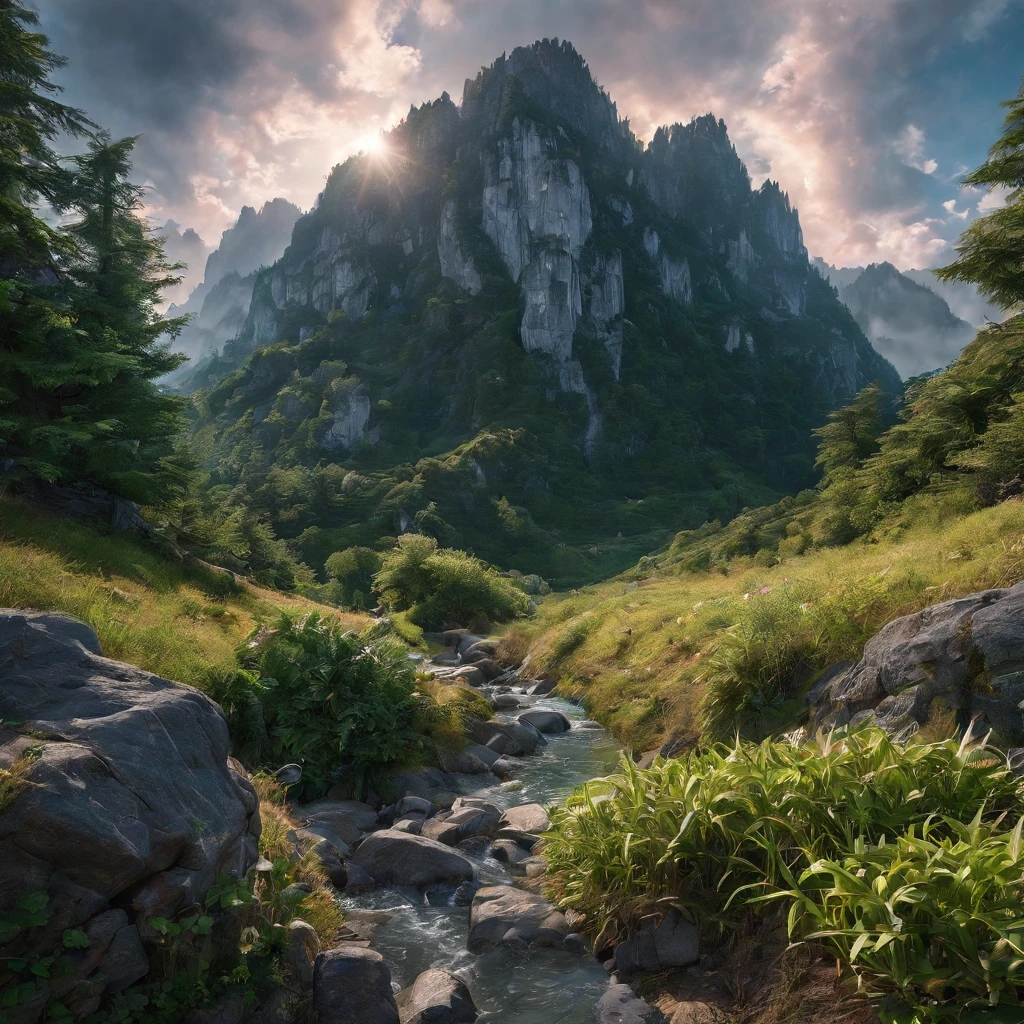 Alpine forest landscape photography,Rugged mountain roads,Clear and transparent lake,the trees,bushes,falling leaf,sun at dawn,Blurred vision,Cliffs and mountains,desolated,Aloneness,Cold,foggy sky,The morning sun that does not dazzle,Nightmare vision,Dark fantasy plot,Perfect and excellent composition,8K分辨率,the detail,limitations,Close-up ultra-wide angle shot,realisticlying,stunning skies,Colorful clouds float,true to life, Pubic area is clear, flawless perfection, Digital SLR, 1024, 2048, 4096, A detailed, Sharp, best qualtiy, high qulity, absurderes,unmanned background,The is very detailed、Detailed lighting shadows,Trends on ArtStation、iintricate、high detal、dramatics、(Volumetriclighting:1.2)hdr shot。(Close-up,Super deep view,ultra-wide-angle,Microfocal length lens:1.2)(realisticlying:1.4)tmasterpiece、high high quality、Beautiful photography,globalillumination