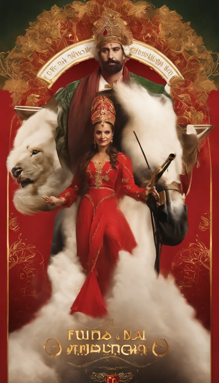 National Day poster,fundo vermelho,Small elements of golden music,The picture is simple,atmospurate,high high quality