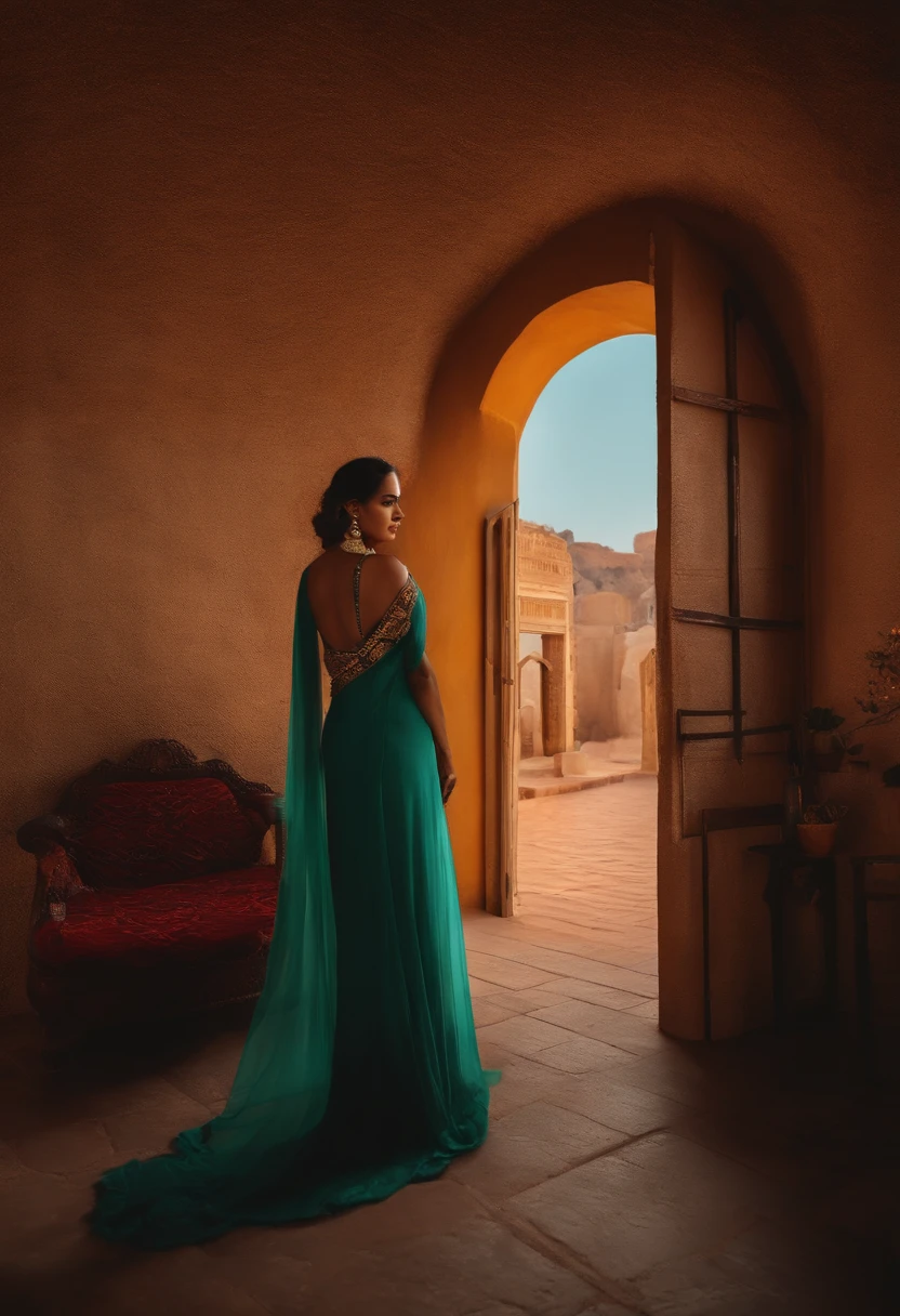 arab woman nude fat ass naked woman scott malm style - Empire style, ((Photorealism 2))、Blonde Beauty, Cinematic, (Portrait), side glance, perspective, large bust, cleavage, ((Detailed Face, beatiful face, full makeup)), Full torso, Upper torso, hairy, 独奏, Entrance to the castle, Realistic,(tolerable), (Ultra Detailed:1.2), Detailed Big Naked