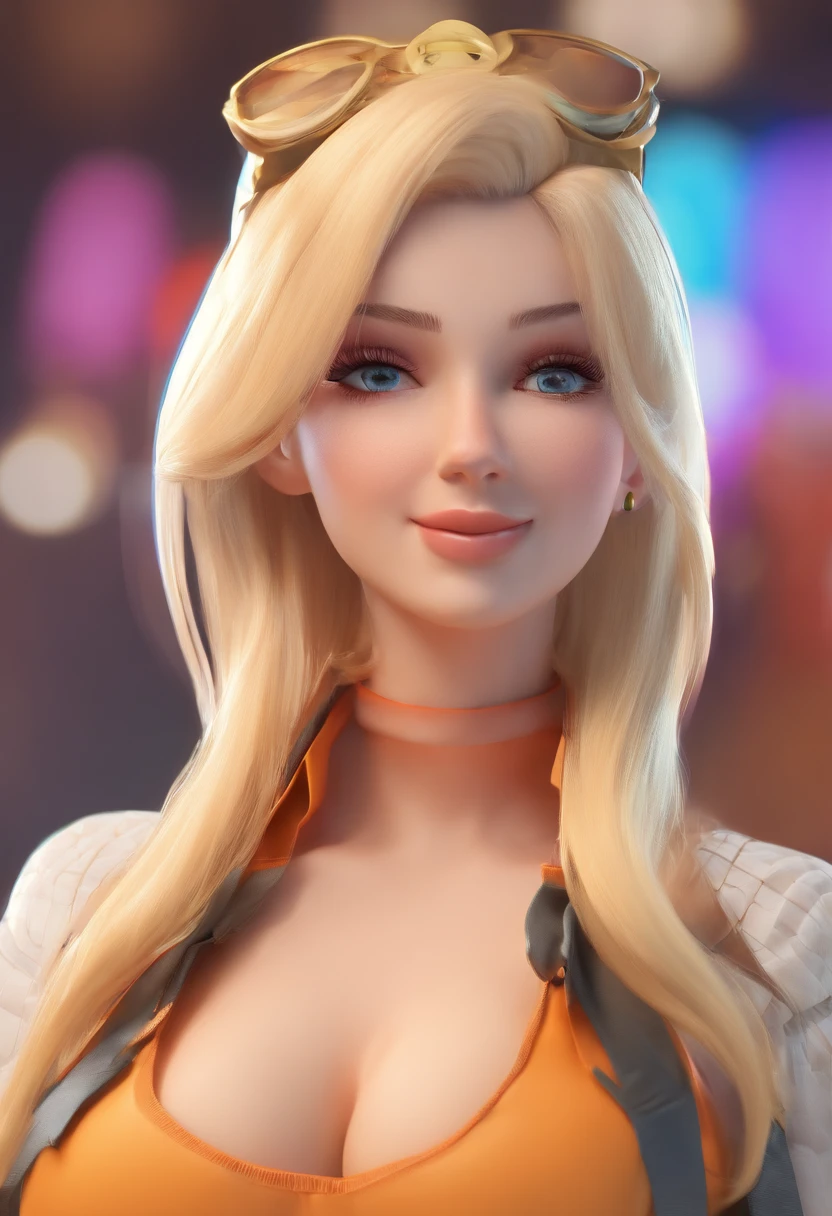 Really Huge boobs, naked, blonde, hourglass figure