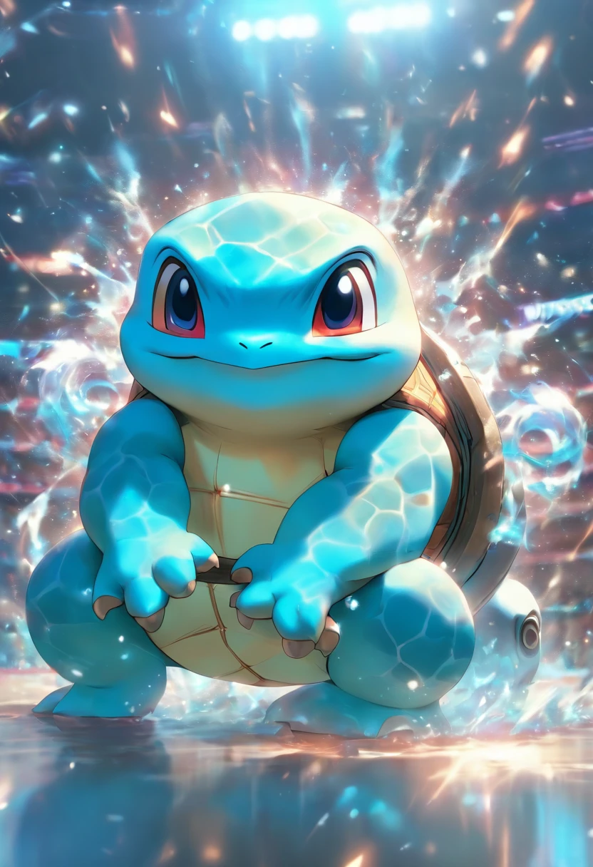 Squirtle is training bench presses,Highest image quality,Cinematic texture,A masterpiece,tmasterpiece,