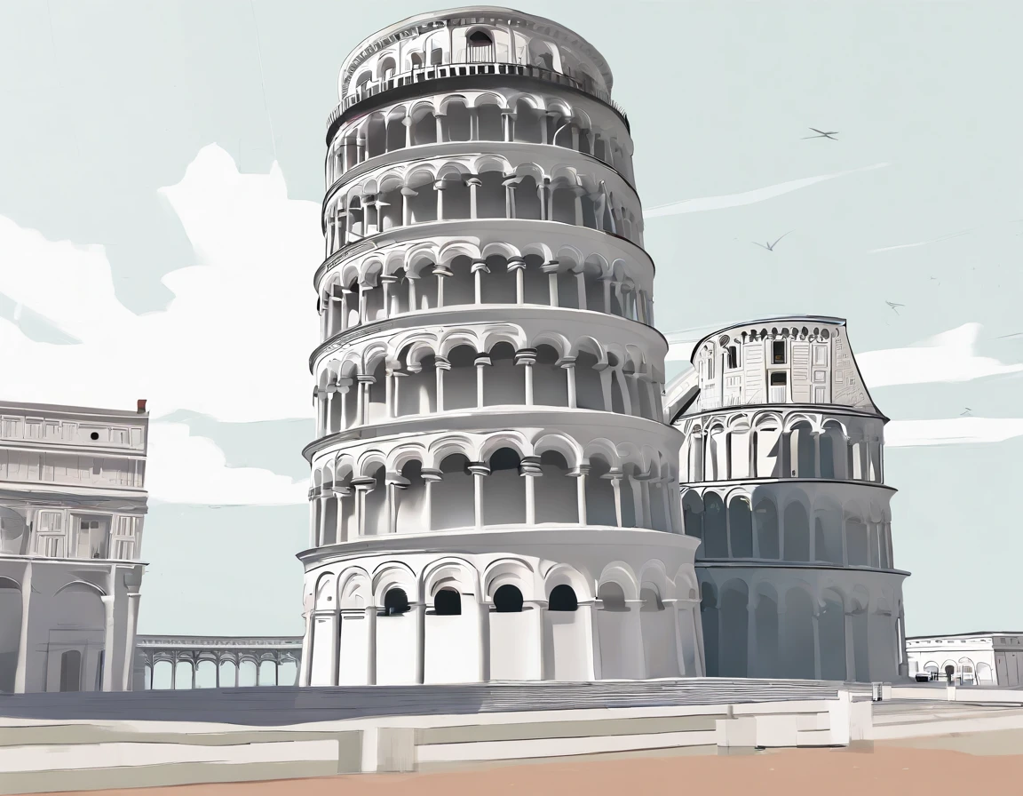 best scenery,Leaning Tower of Pisa,Tourist attraction scenery