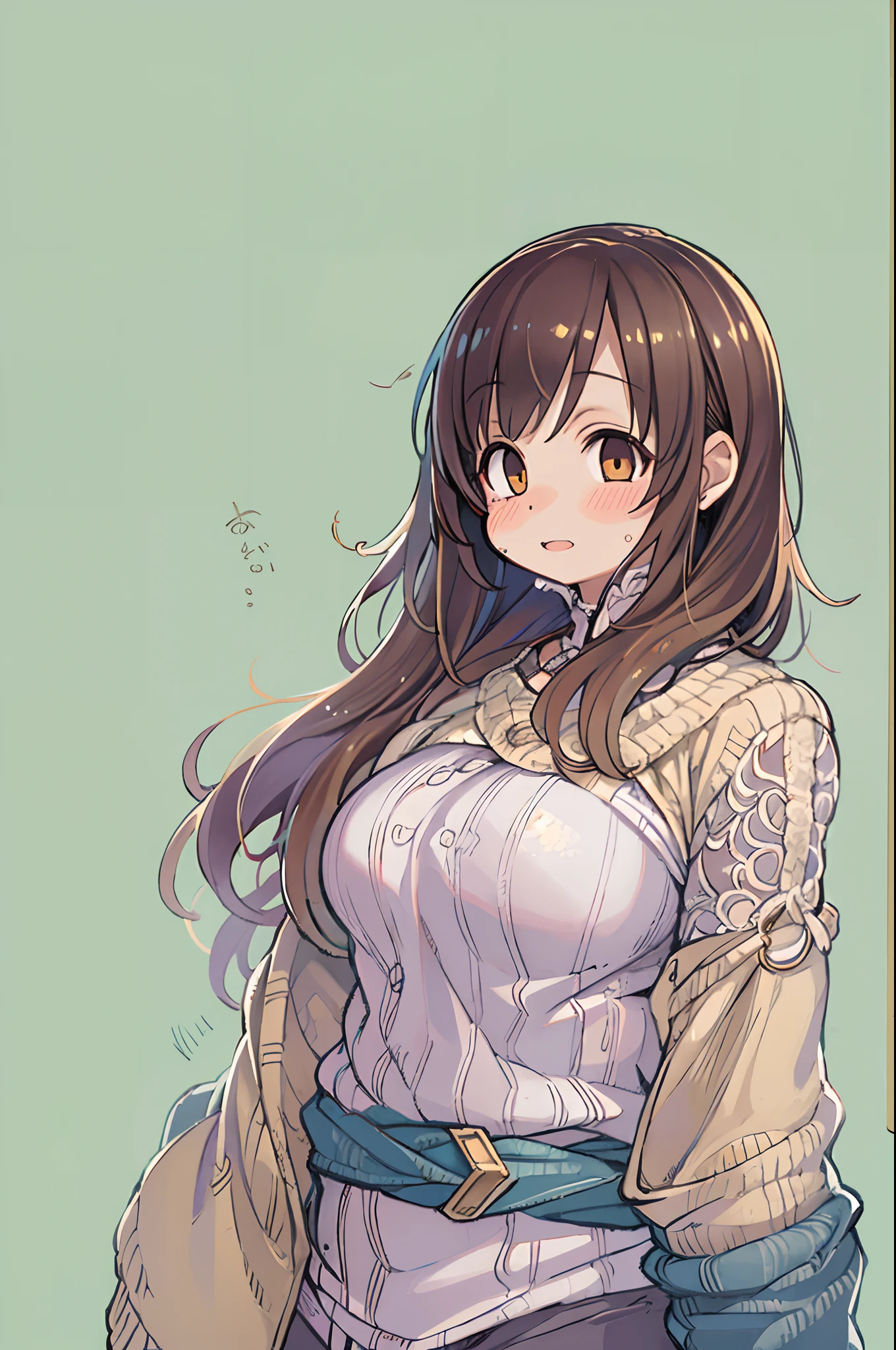 Best Quality, masutepiece, (Realistic:1.2), 1 girl, Brown hair, Brown eyes,front, Detailed face, Beautiful eyes