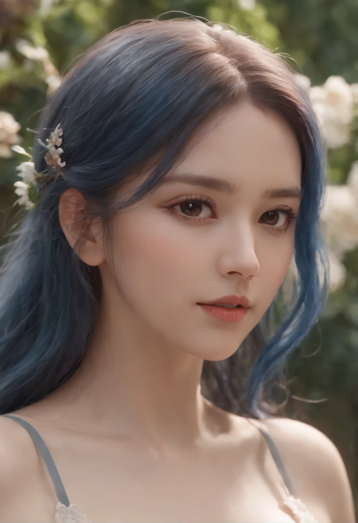 Brown hair, surrealism, Ghibli-like colors, Ghibli-like colors, anime big breast, Standing painting, angle of view, foreshortening, foreshortening, 8K, Super detail,Women have full breasts and blue hair,hentail realism, shadowing,,character sheets, reference sheet, Standing painting, 8K, Super detail, 1080p, Women's HD,femele, 16k, A high resolution, Best quality, High quality, Anatomically correct, Masterpiece, ccurate, hyper HD,As graceful as a swan,unreal-engine, Ghibli-like colors, anime big breast, Standing painting, angle of view,battle armor,ssee-through,Lace skirt