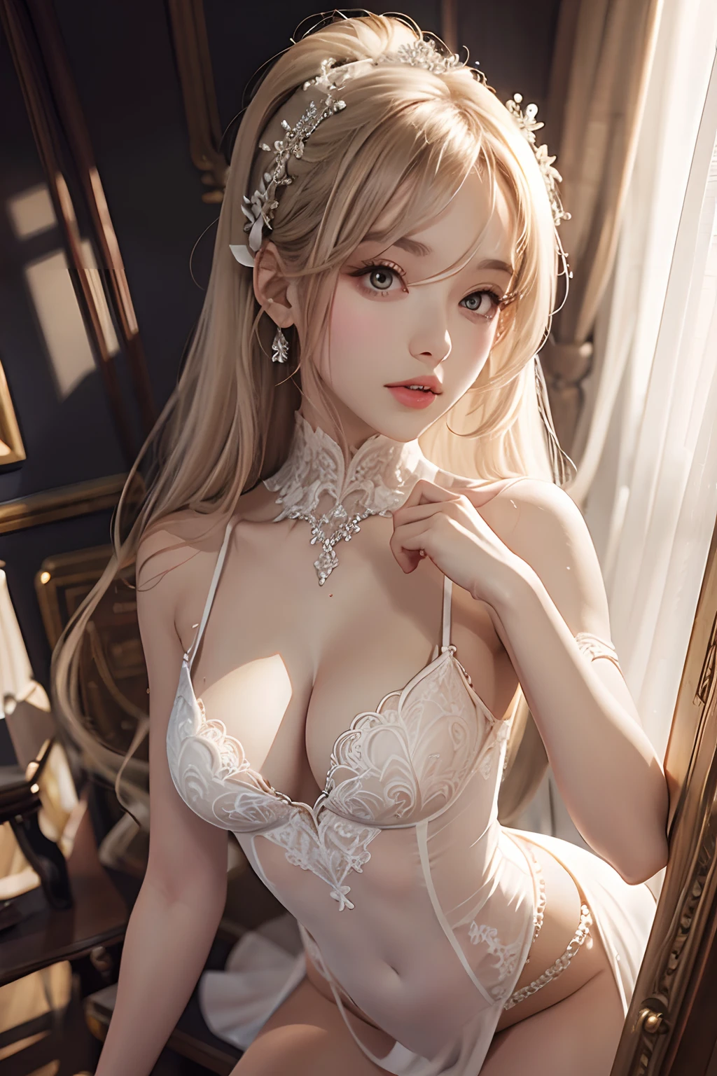 White Prom Dresses,tiny chest,flat breast