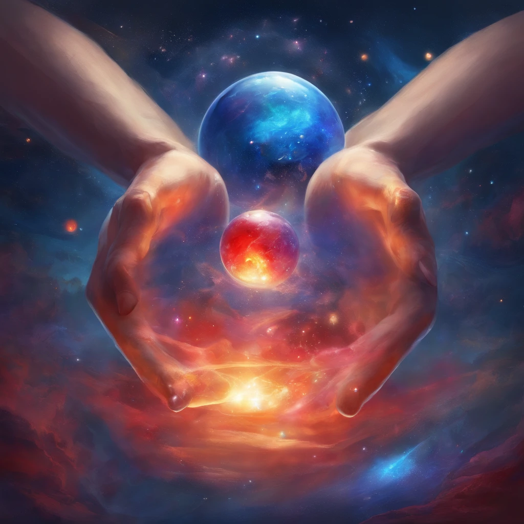 person showing hands for choice, being that in one hand contains a blue pill and in the other a red pill