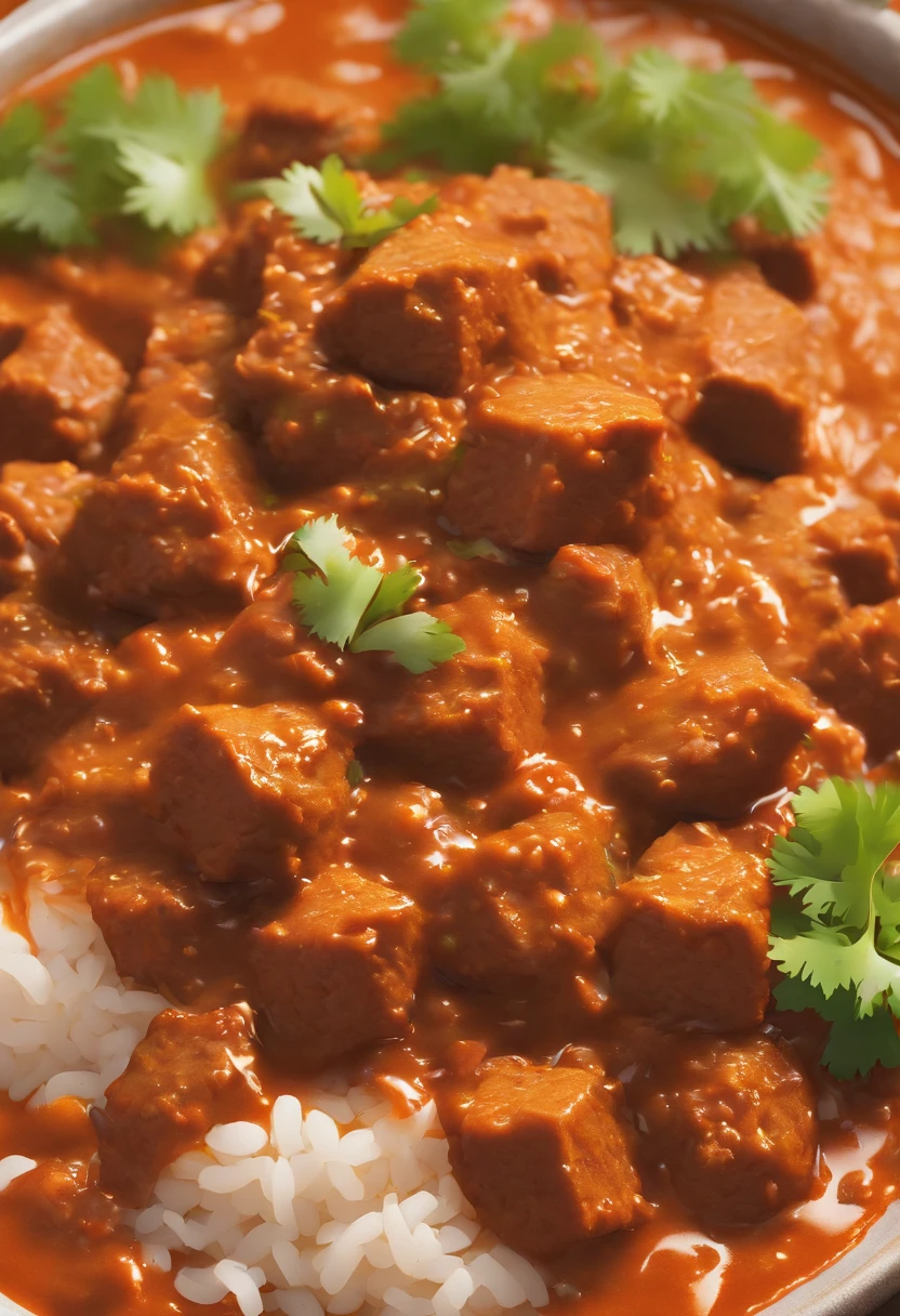 Rendang rice