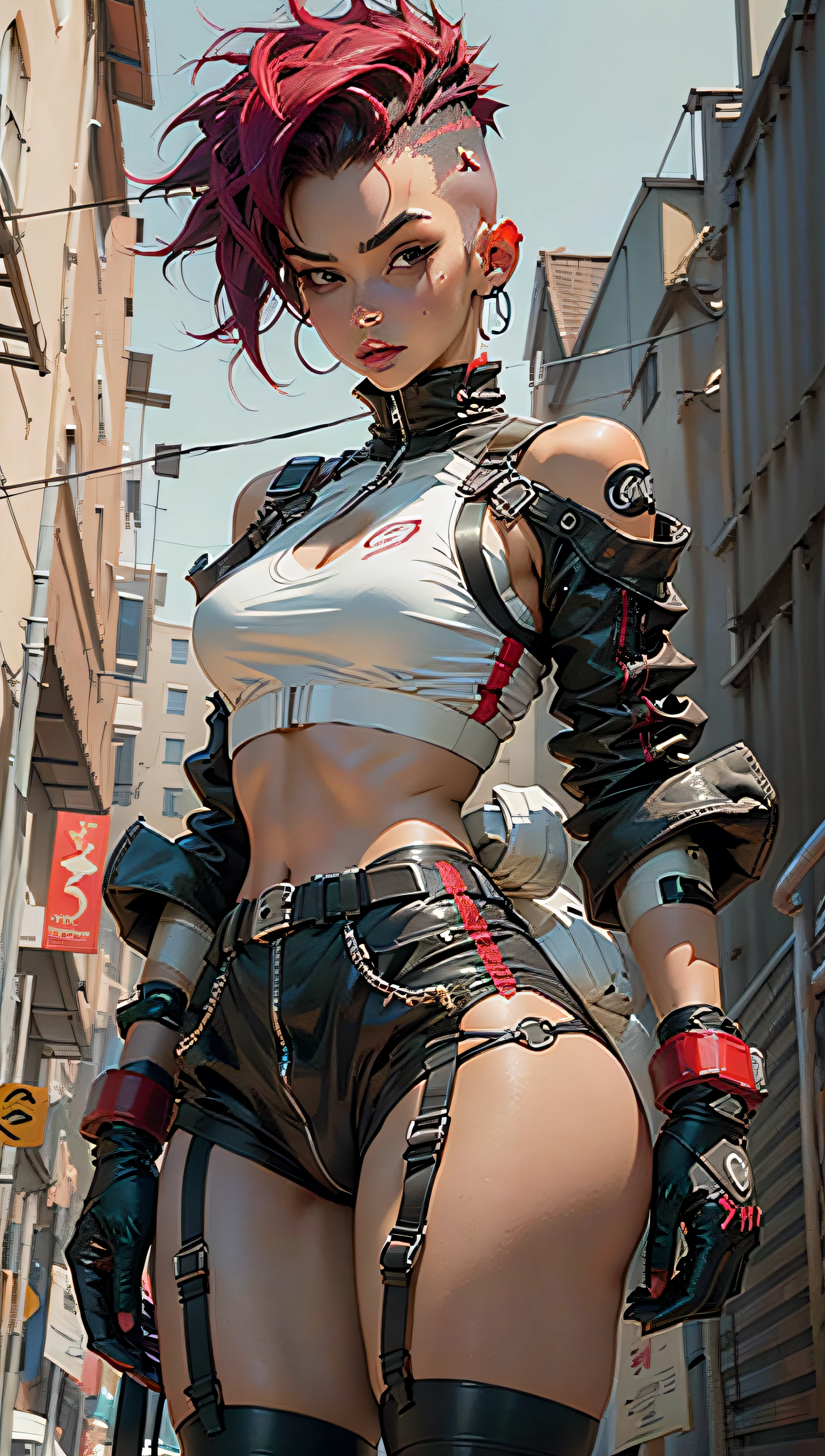 Woman body definition thick thigh cyberneticsBody parts, short lingerie, big breasts, sexy, revealing clothes