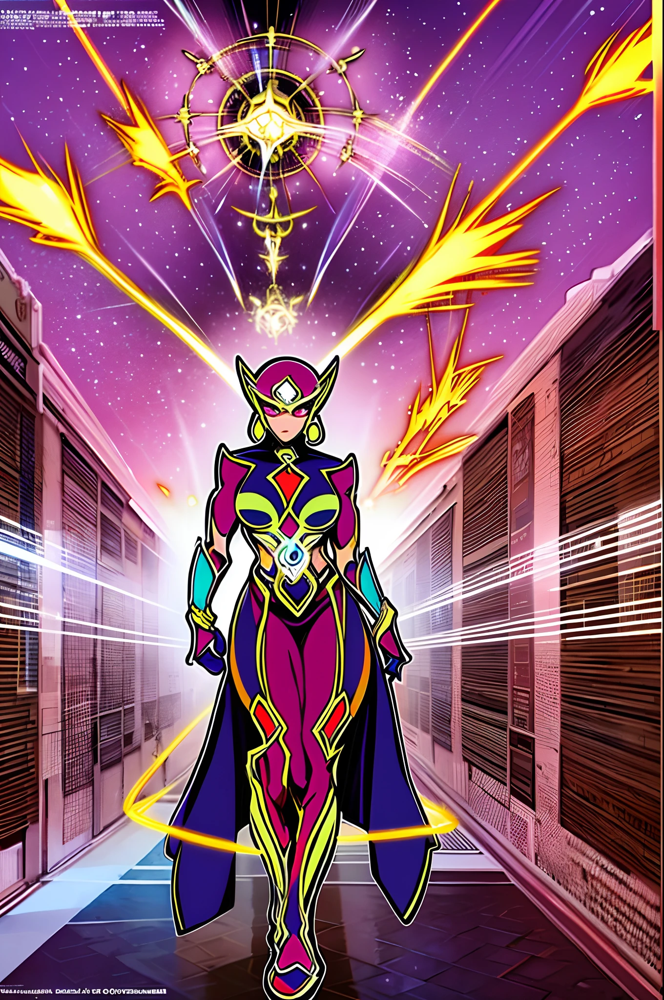 sentai ,, standing solo, weird, bizzare, angelic, divine, aura, celest