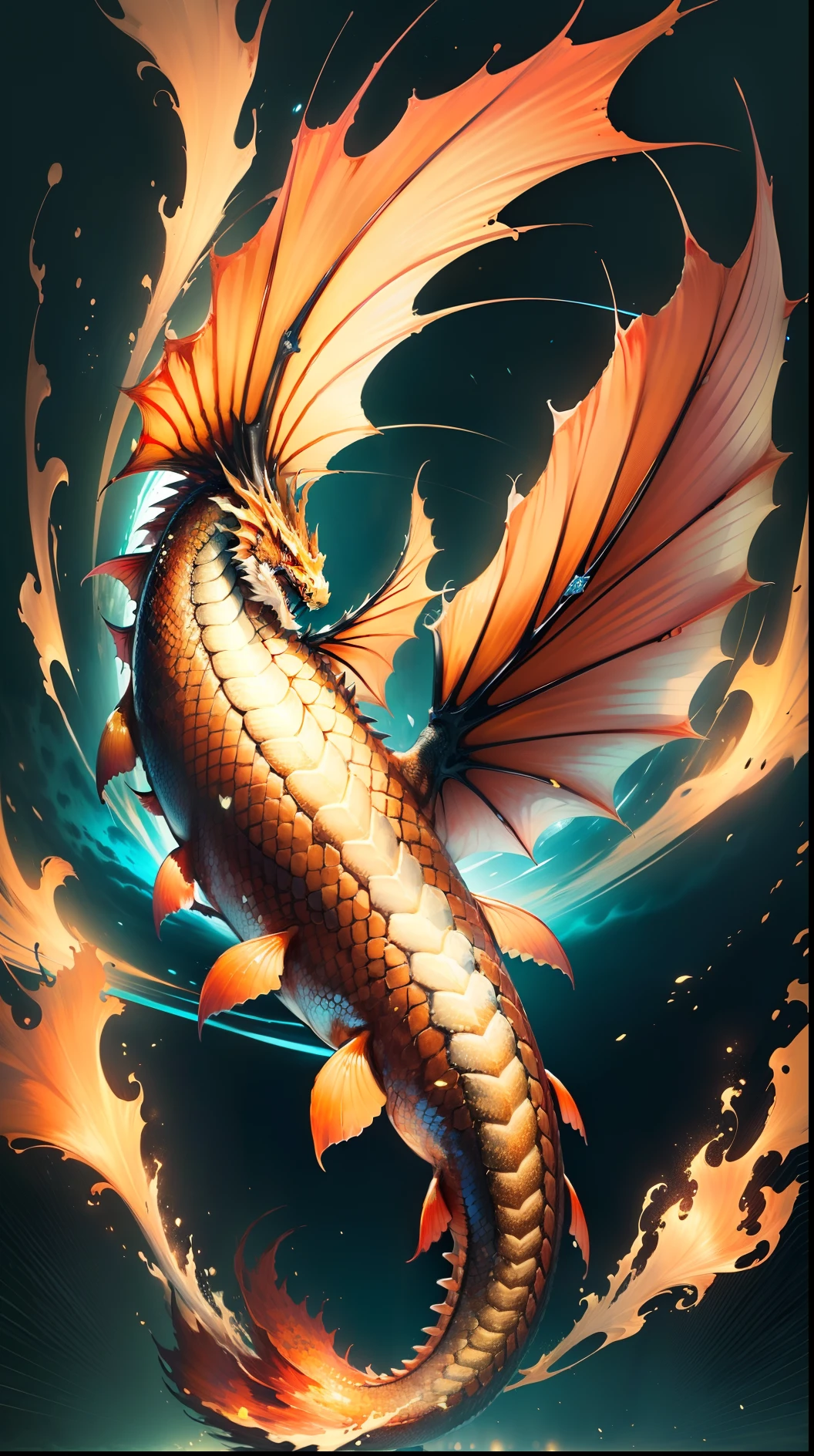 Carp becomes dragon