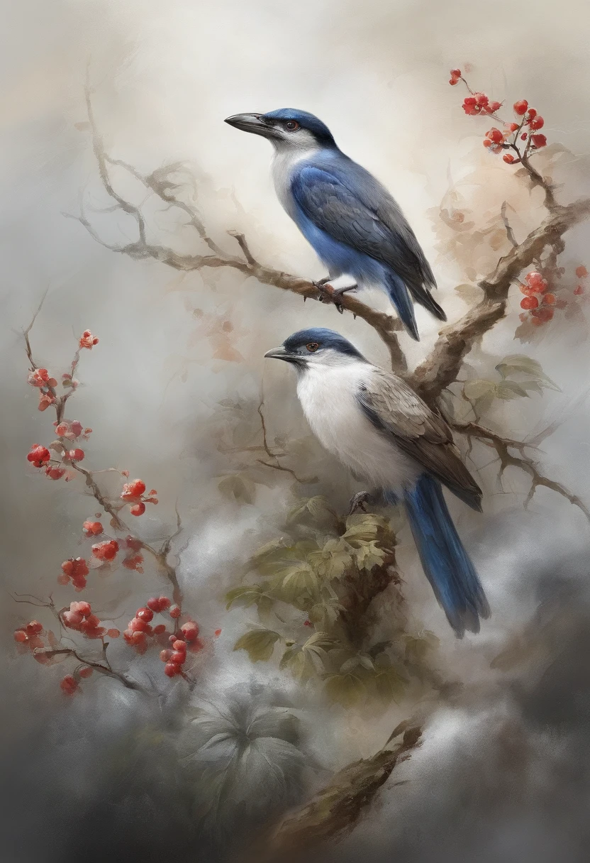 Chinese ink paint , water ink , ink , Spot , White and white , Chinese style ,A MILF, Big ass, Bigchest,Thick thighs, big breast, thongs , Thick clouds , Short hair and small braids , Denim braces , The barefoot , depth of fields , Light height , Real light , Lightning layout , Render overclocking , Ultra photo realsisim , Better quality , 8K , A master of masters , super-fine , Correct anatomy , Close to the clot in the eye , Bokeh , Facial features are carefully presented