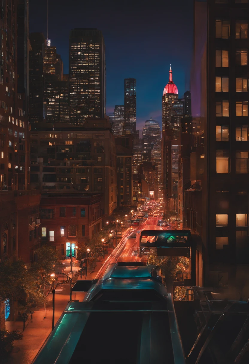 miguel o'hara, spiderverse, ultrarealistic, at night