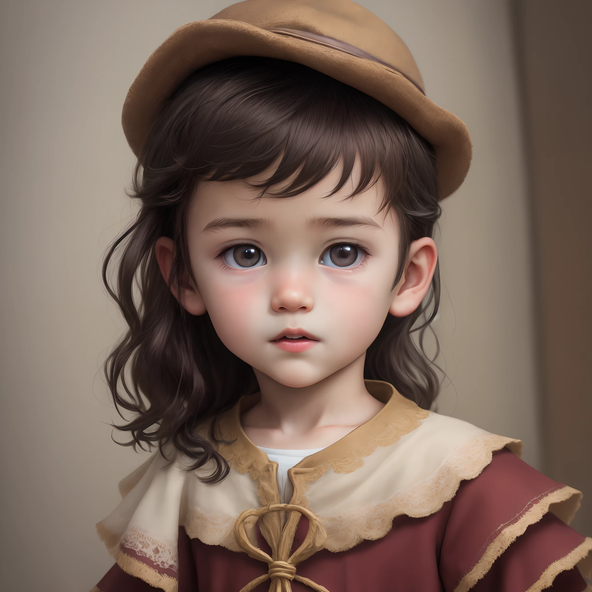 Boy principe detailed face child
