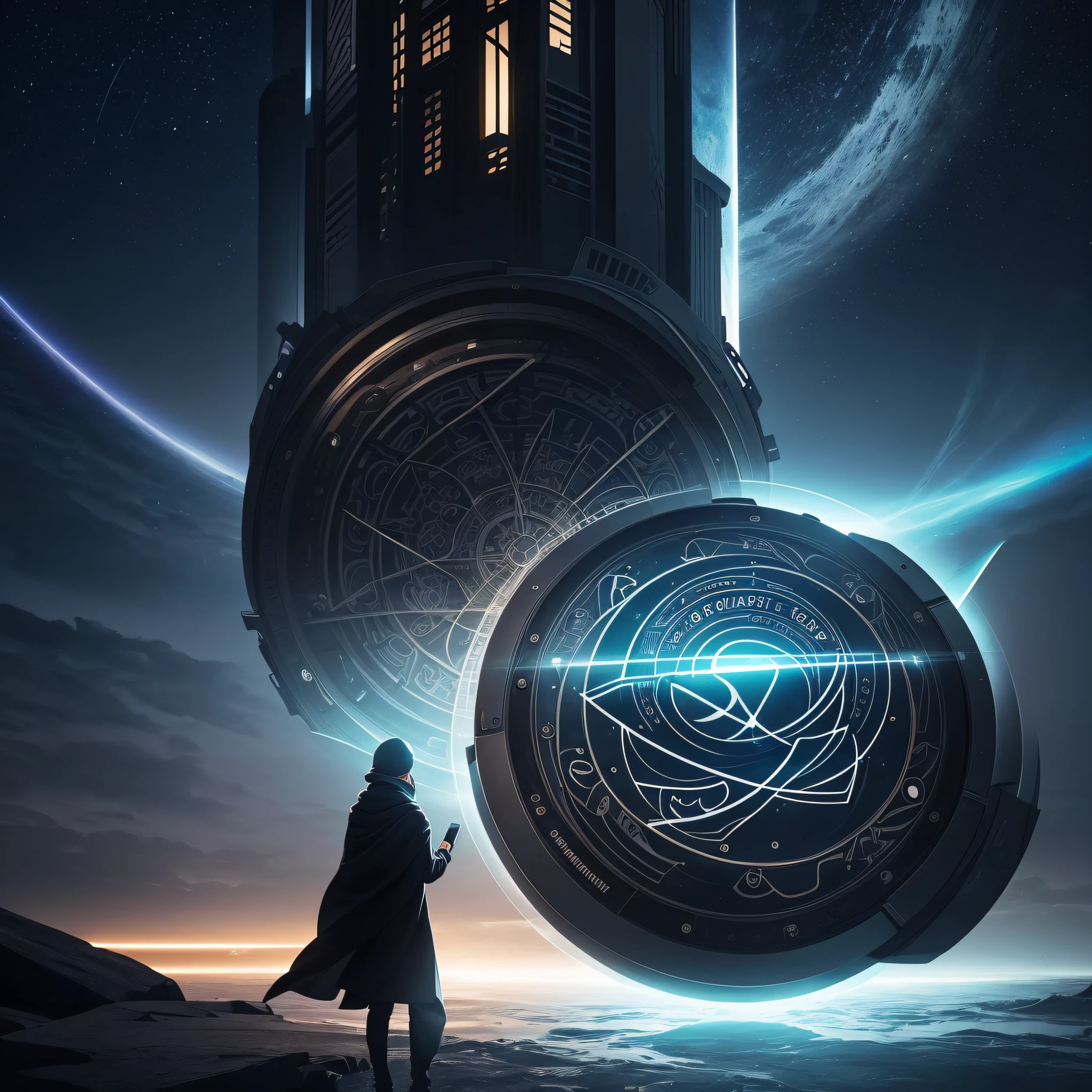 Craft an emblematic logo for 'Mystery Insiders' in Midjourney, seamlessly blending enigmatic symbols and modern design elements to convey an air of sophistication and mystery, alluding to their role as seekers of hidden knowledge