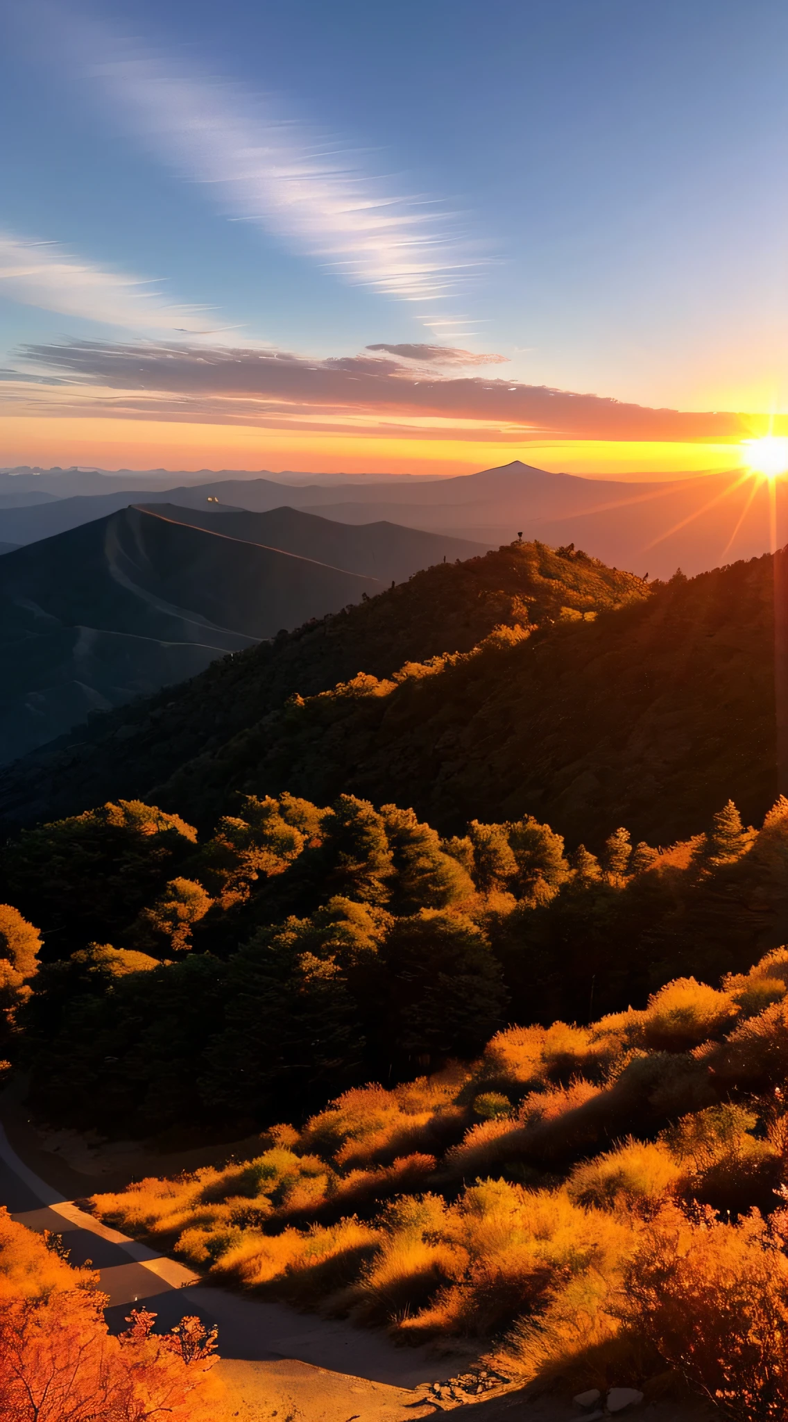 View of Alafid on the hill,Sunset on the mountain, japan mountains, mountain sunrise, sun rises between two mountains, sunshine lighting high mountains, mountains and colorful sunset!!, sunrise light, Sunset light, beautiful sunrise lighting, mountains and sunset!!, beautiful sunrise, sunrise lighting, sunrise colors, Beautiful sunset, Colorful sunset, sunset in a valley, amazing sunset