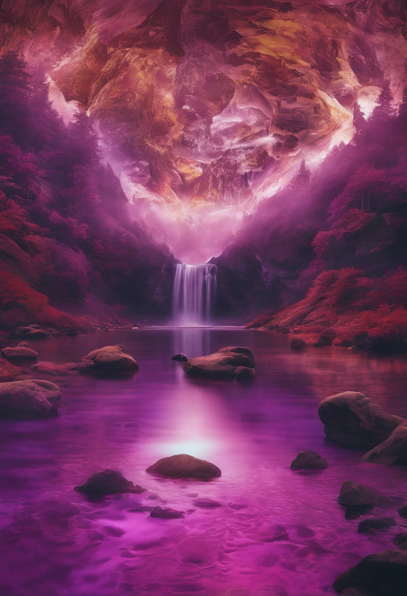 Blood Tavern 32K（tmasterpiece，k hd，hyper HD，32K）Long flowing bright purple hair，blood pond，zydink， a color，Grumpy tavern （Post-halo）， （Linen scarf）， Combat posture， looking at the ground， long whitr hair， Floating bright purple， Fire cloud pattern gold tiara， Chinese long-sleeved gold silk burgundy garment， pub（Abstract metaverse splash：1.2）， white backgrounid，Lotus vitality protector（realisticlying：1.4），Bright purple hair，Smoke on the road，The background is pure， A high resolution， the detail， RAW photogr， Sharp Re， Nikon D850 Film Stock Photo by Jefferies Lee 4 Kodak Portra 400 Camera F1.6 shots, Rich colors, ultra-realistic vivid textures, Dramatic lighting, Unreal Engine Art Station Trend, cinestir 800，A tavern with long flowing bright purple hair