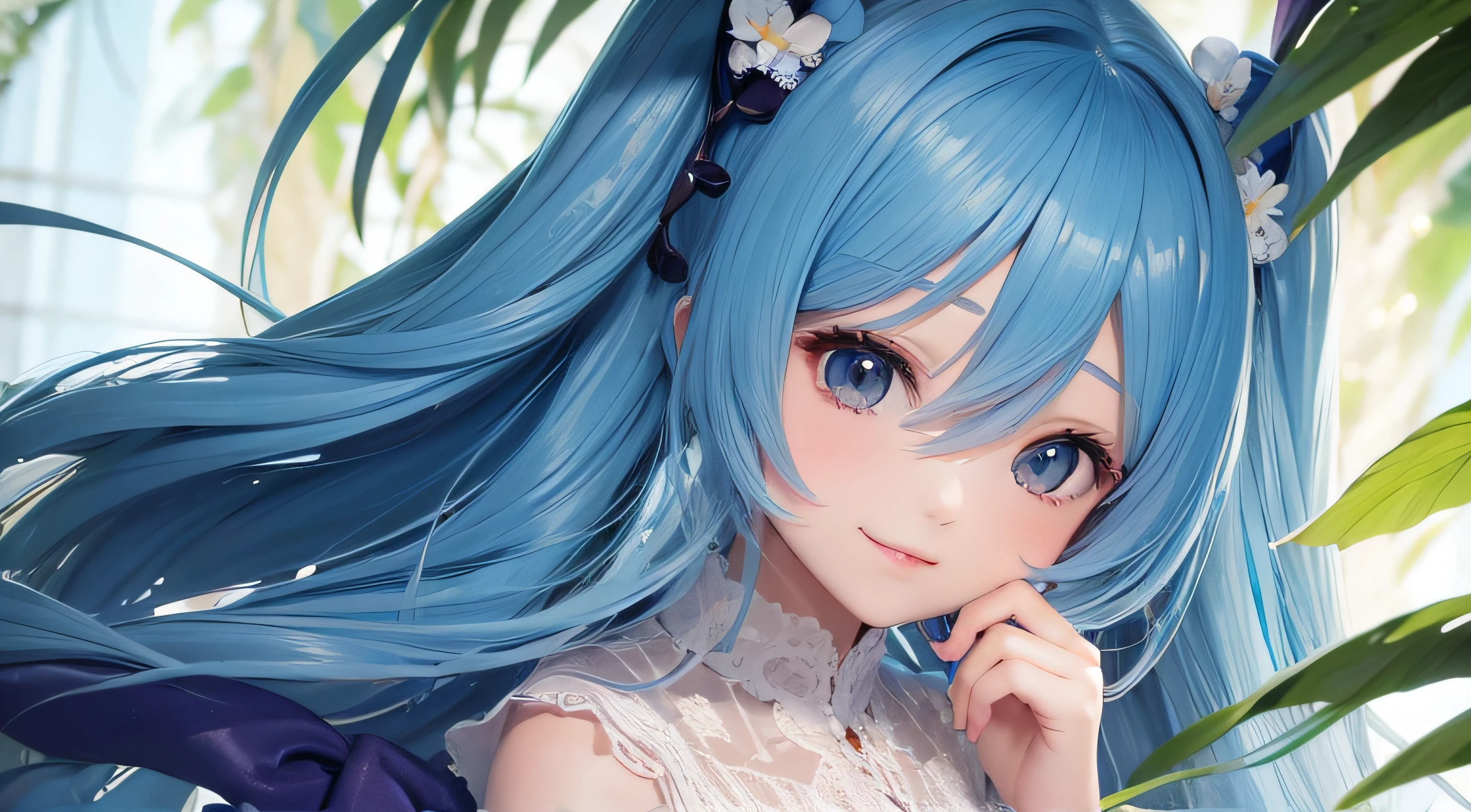 (obra prima) (ultrarrealista | | | |) Menina anime anjo, Elfa, risada feliz