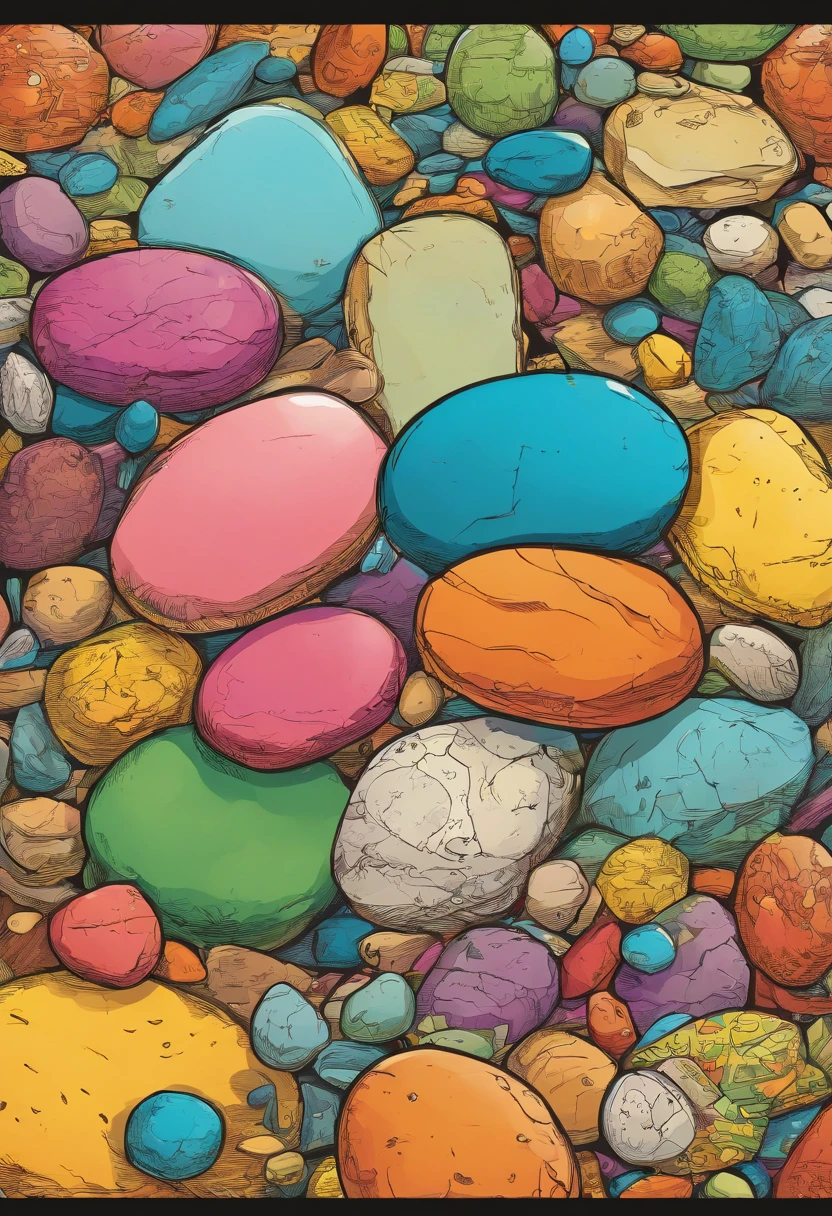 Large floating stones