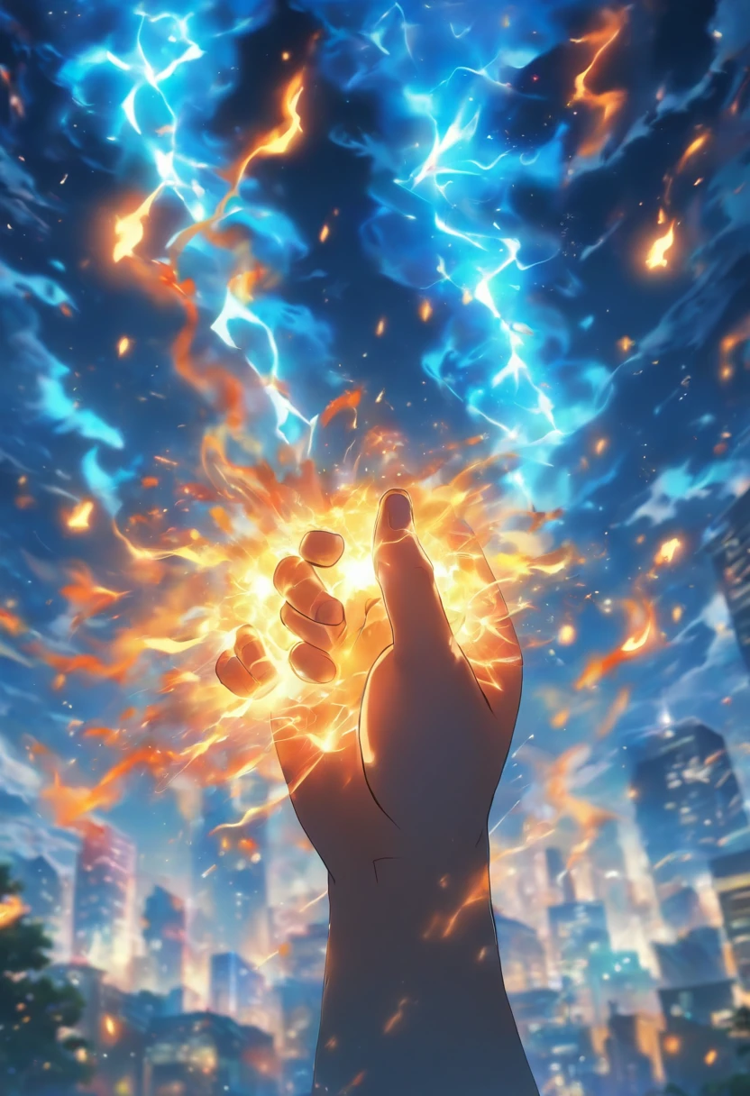 Arm with fire、Water arm、Grass arm、The elements of the electricity arm are distributed in several directions, caso de jogo,arte do jogo, collectible card art, assunto completo mostrado na foto, designed for cozy aesthetics!full art illustration, Produto eBay fofo, arte completa, !!altamente detalhado!!
