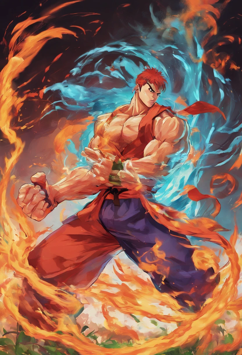 Arm with fire、Water arm、Grass arm、The elements of the electric arm are distributed in several directions, caso de jogo,arte do jogo, collectible card art, assunto completo mostrado na foto, designed for cozy aesthetics!full art illustration, Produto eBay fofo, Arte completa, !!altamente detalhado!!
