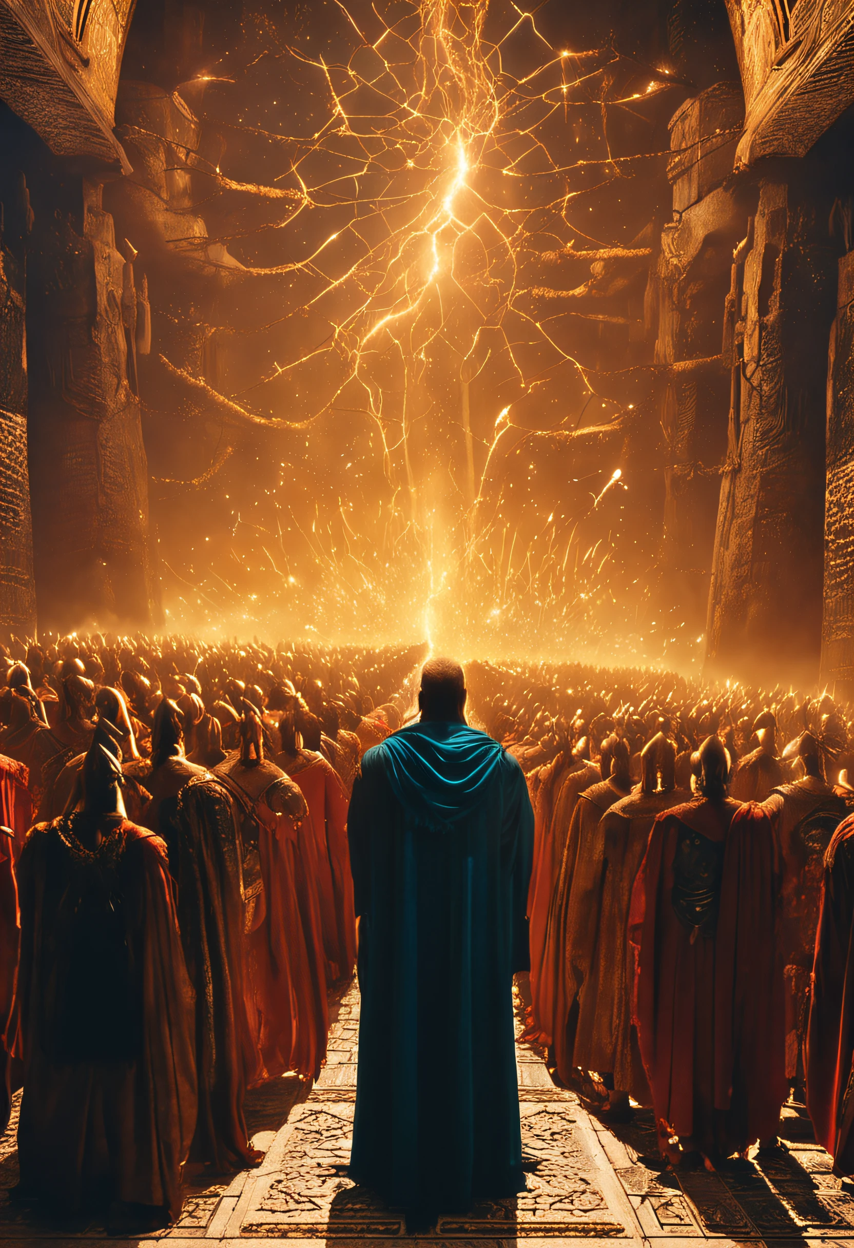 SORRINDO, um homem com cabelos longos e barba segurando uma luz dourada, O Deus Imperador da Humanidade, Directed by: Luis Miranda, Directed by: Nicholas Marsicano, ( ( deus rei da arte ai ) ), Raios de Luz Sagrada Sagrada, inspirado em Christophe Vacher, mystical cosmic messenger, Directed by: Alexander Kucharsky, Directed by: Roman Bezpalkiv, Imperador do universo conhecido, deus imperador