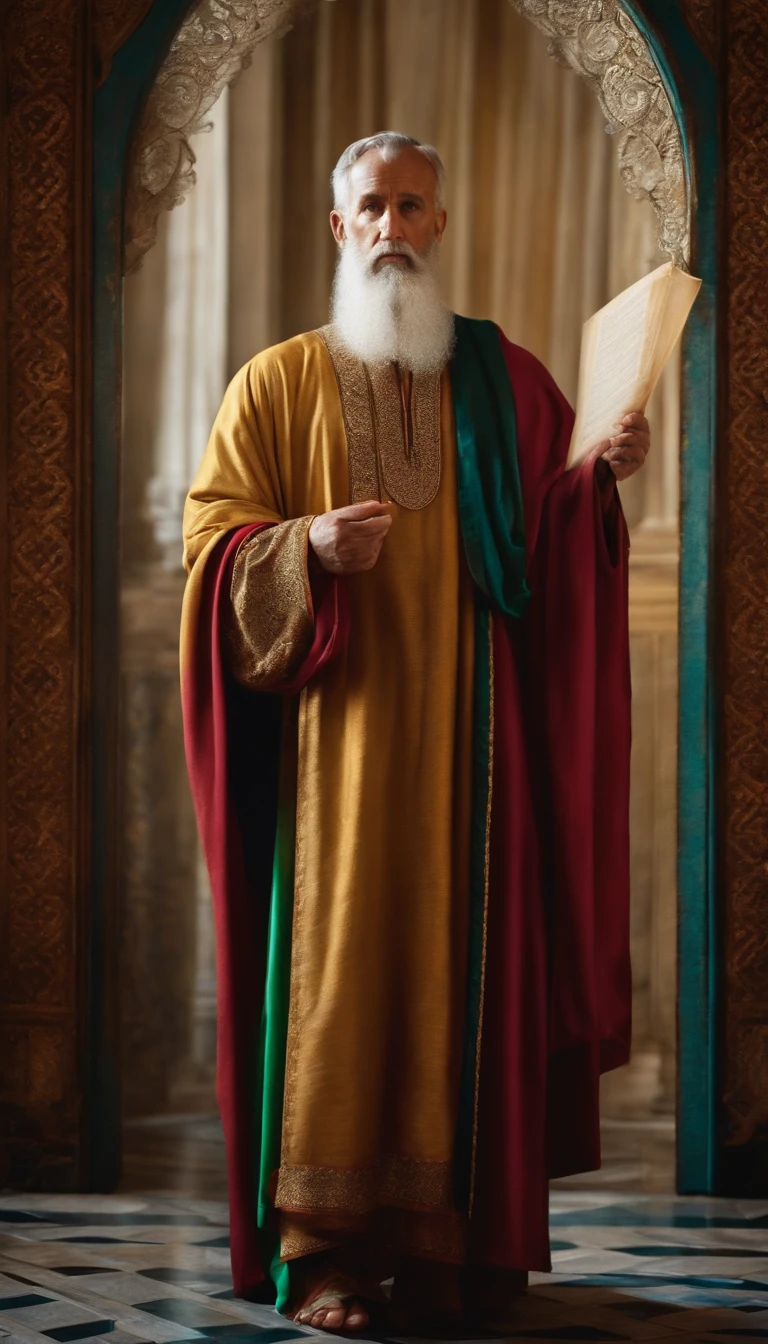 The apostle Paul looked at the screen, roupas compridas, Religion, Ultra foto realsisim