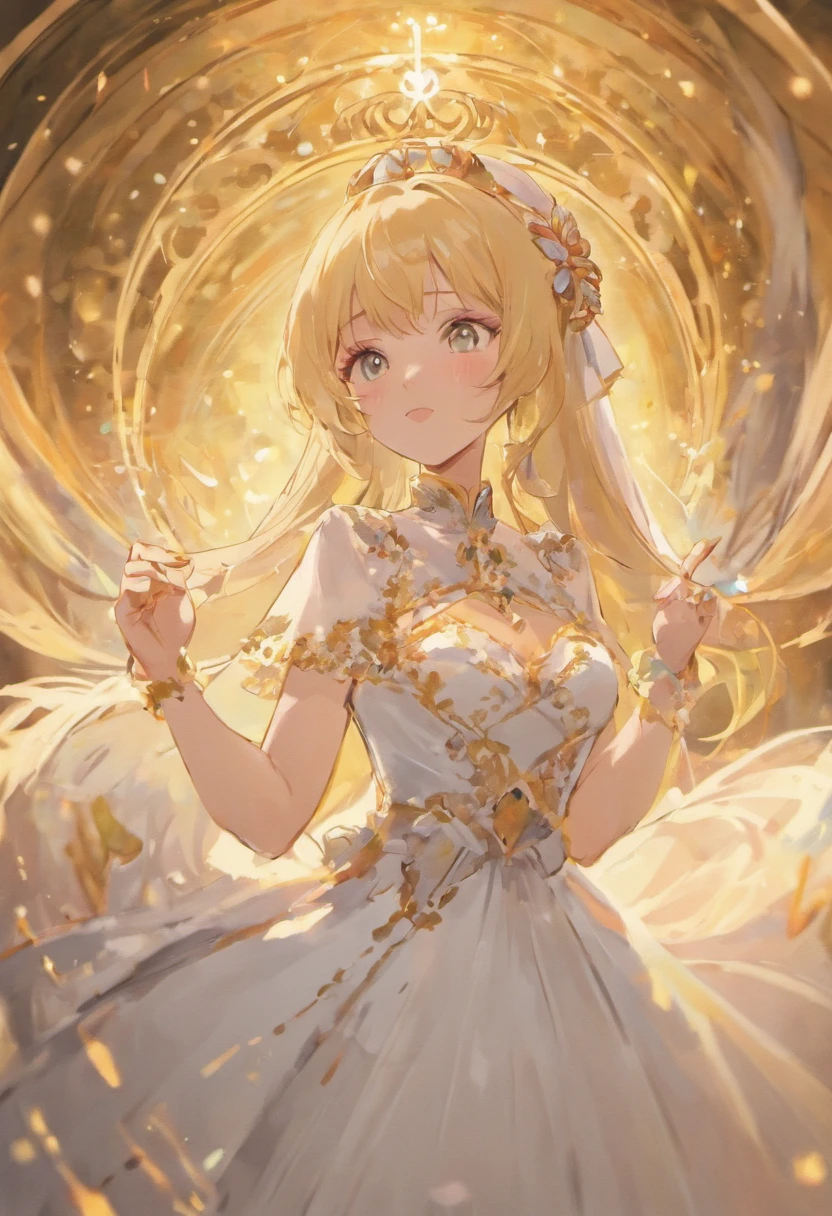 art by dagasi, A beautiful half-furry, wedding dress, receiving a ring on her ring finger, smiling and crying at a marriage proposal, very detailed, high definition, 4k, cinematic, romantic, khyle.