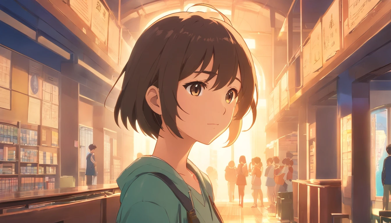 Hyper-detailing,comic strip,China-style,pupils,University Library,highly detailed surreal vfx,eventide,super-fine,dark hues,ultra - detailed,high qulity,8K ,oc rendered,dynamic viewing angle