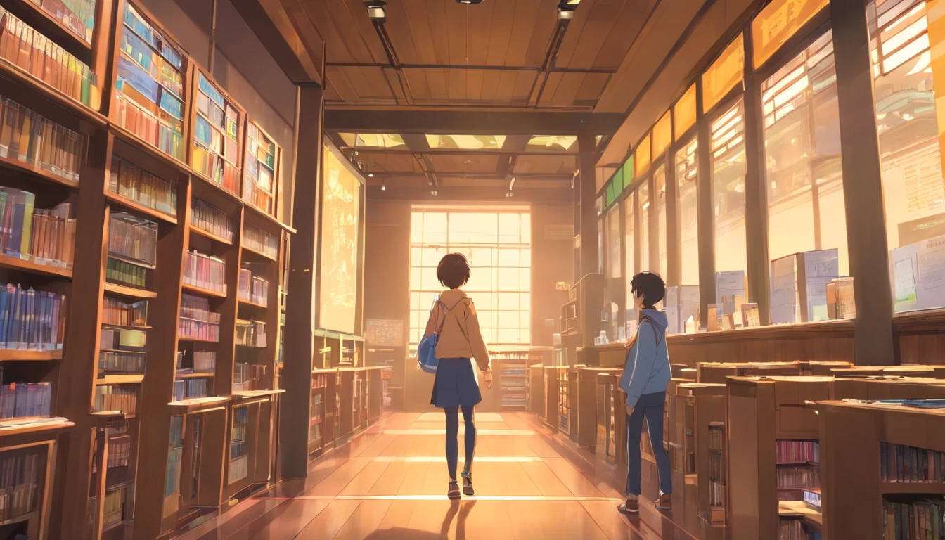 Hyper-detailing,comic strip,China-style,pupils,University Library,highly detailed surreal vfx,eventide,super-fine,dark hues,ultra - detailed,high qulity,8K ,oc rendered,dynamic viewing angle