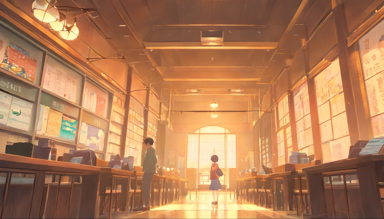 Hyper-detailing,comic strip,China-style,pupils,University Library,highly detailed surreal vfx,eventide,super-fine,dark hues,ultra - detailed,high qulity,8K ,oc rendered,dynamic viewing angle